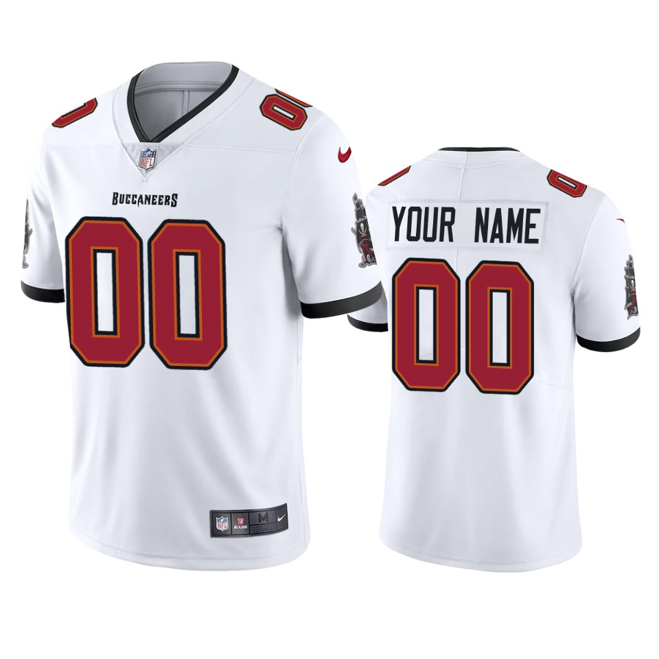 Nike Buccaneers White Custom Jersey - Personalized NFL Gear