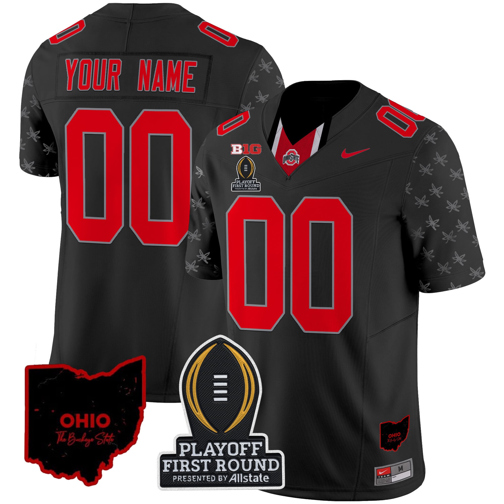 nike buckeyes Ohio State Black Jersey - Nike Ohio State Buckeyes Black