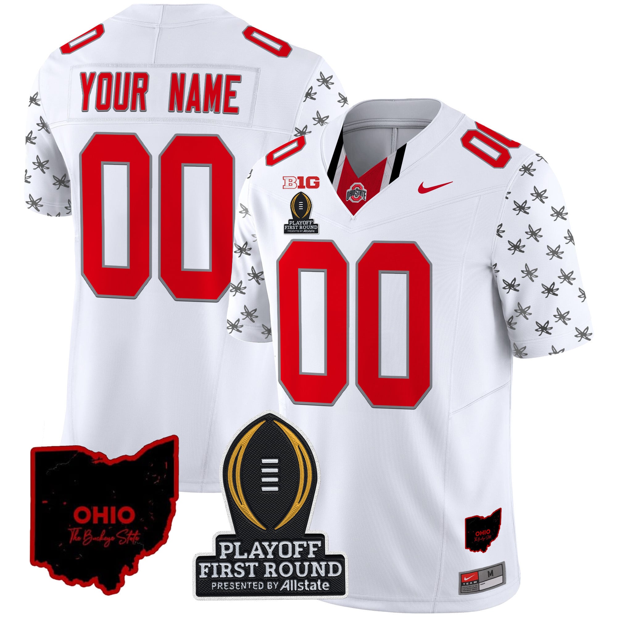 Alternative view of nike buckeyes Ohio State Black Jersey - Nike Ohio State Buckeyes Black