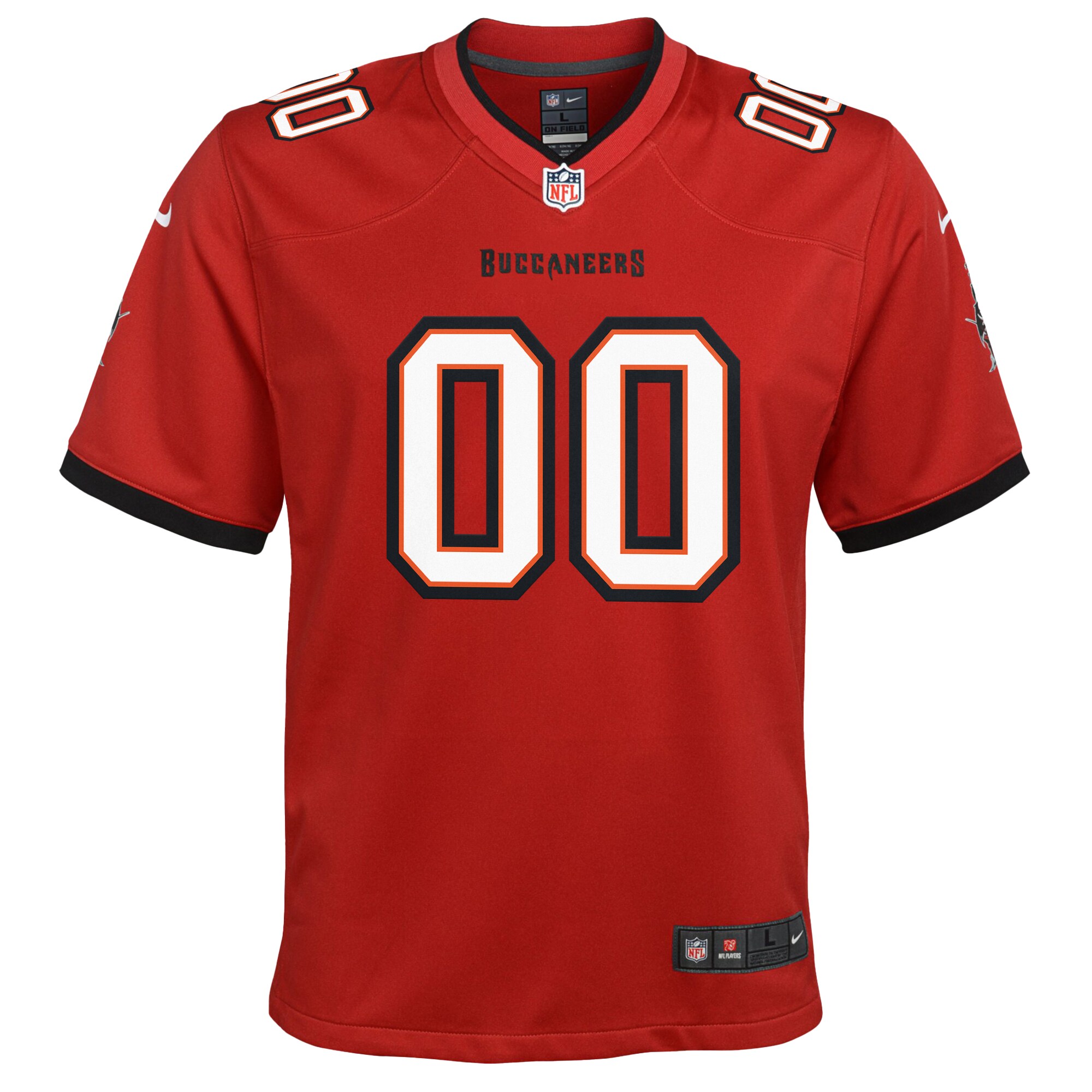 Alternative view of Nike Bucs Red Custom Jersey - Personalize Your Game Day!