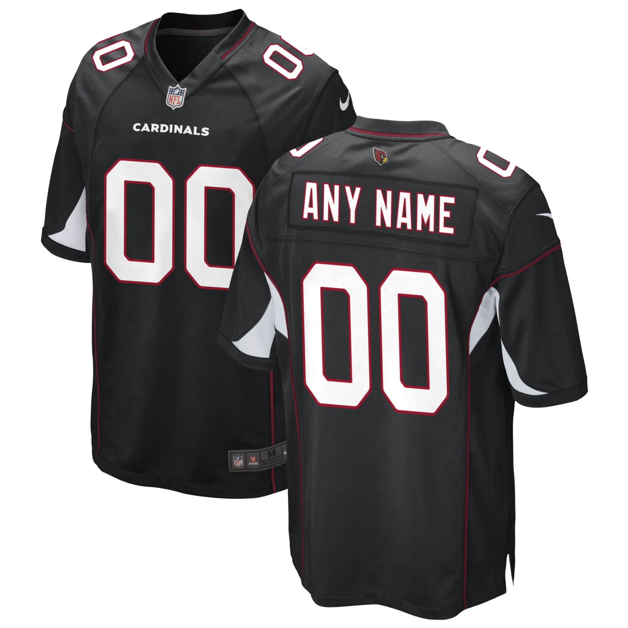 Alternative view of Nike Cardinals Black Alternate Jersey - Customizable