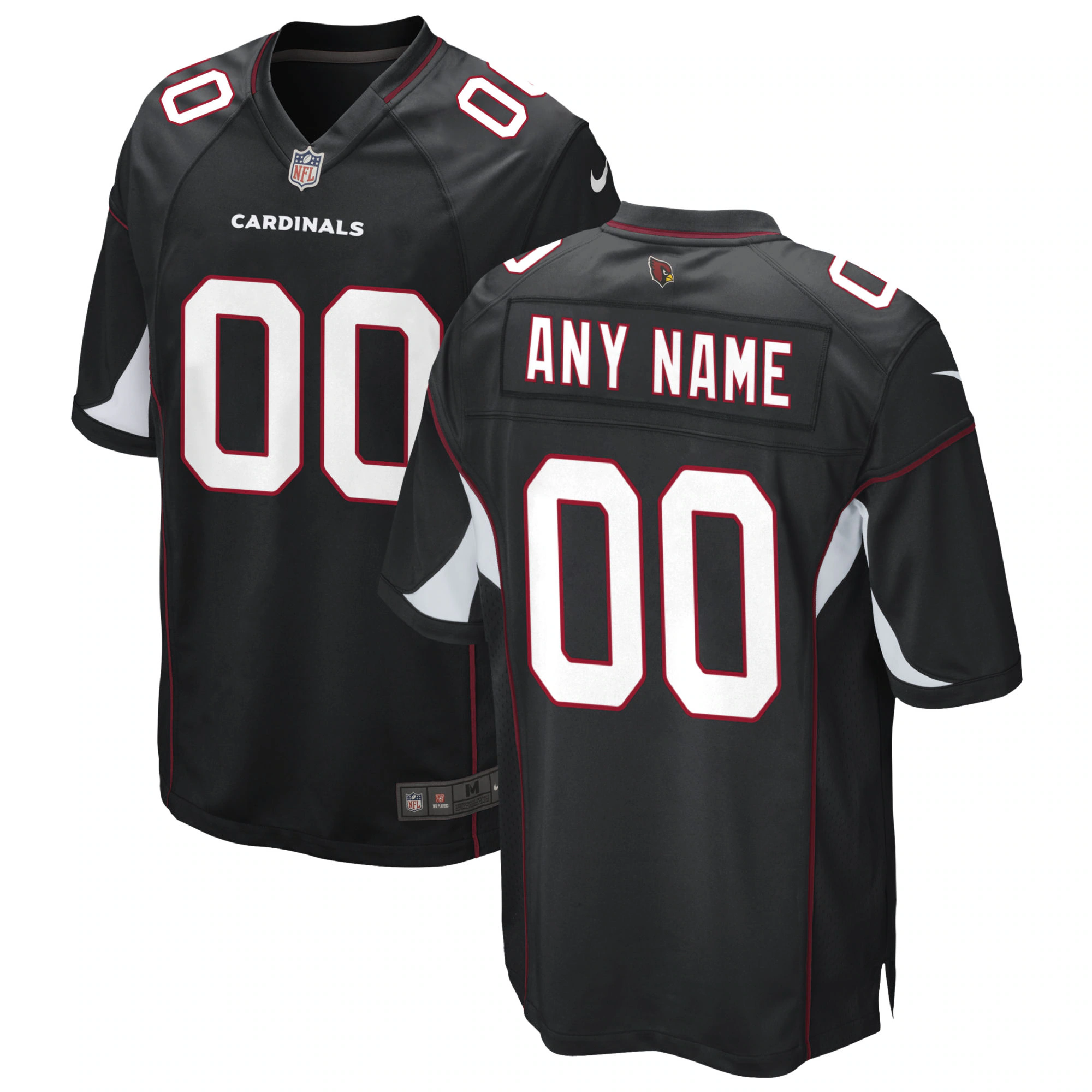 Nike Cardinals Black Alternate Jersey - Customizable