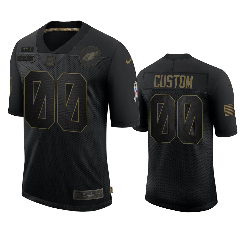 nike Cardinals Black Custom Jersey - Nike Cardinals Black Alternate