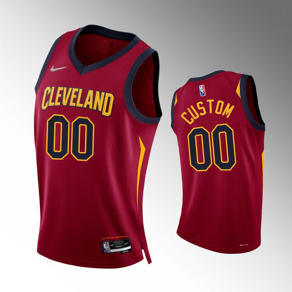 Nike Cavaliers Maroon Custom Jersey - Personalized Edition
