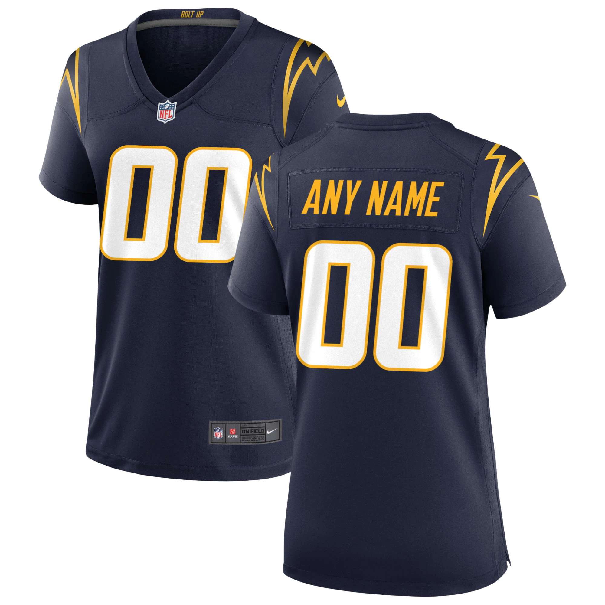 Nike Chargers Navy Custom Jersey - Personalize Your Game Day!
