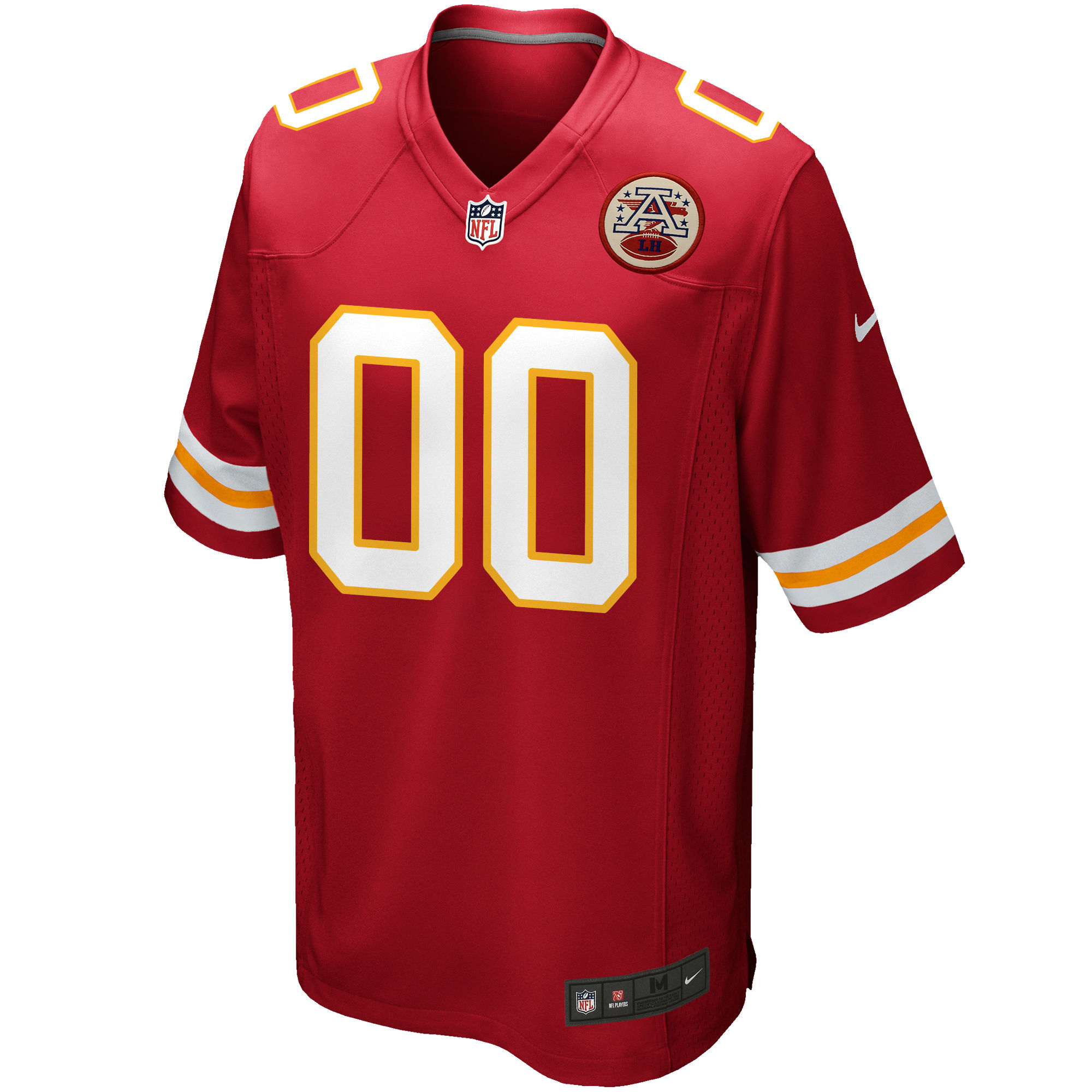 Alternative view of Nike Chiefs Red Custom Jersey - Personalized NFL Style 2