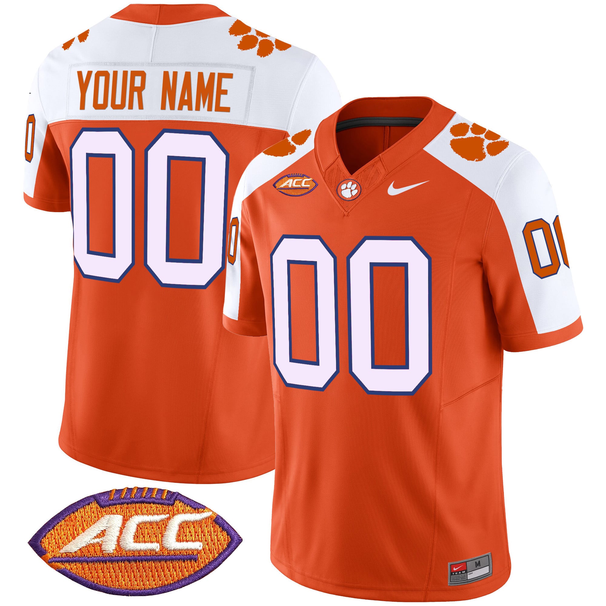 Nike Clemson Tigers Jersey - Nike Clemson Tigers Orange Jersey