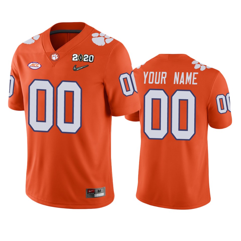 nike Clemson Tigers Orange Jersey - Nike Clemson Tigers Orange Custom