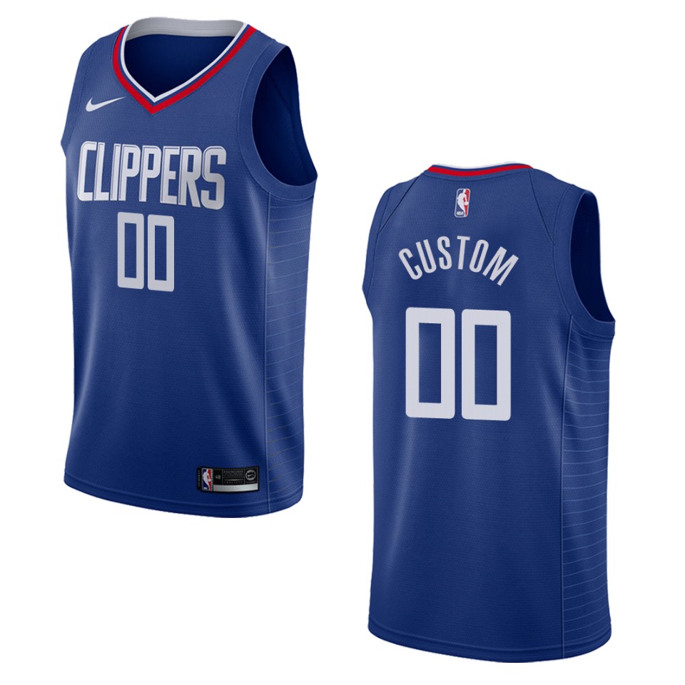 Nike Clippers Blue Custom Jersey - Personalized Edition