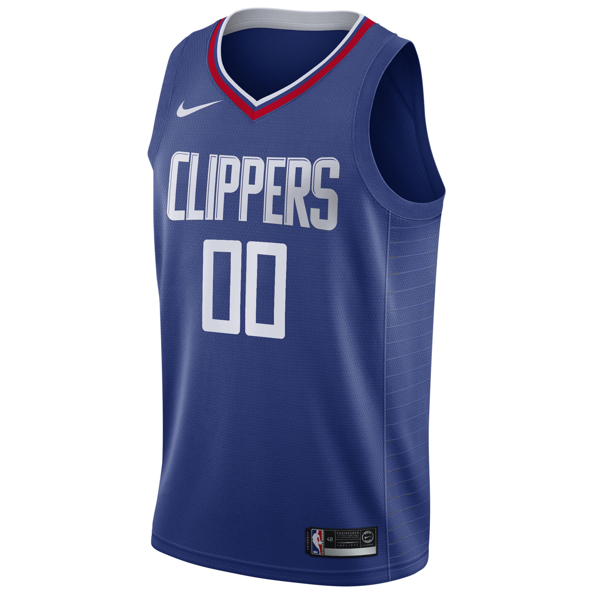 Alternative view of Nike Clippers Blue Jersey - Custom Player Edition
