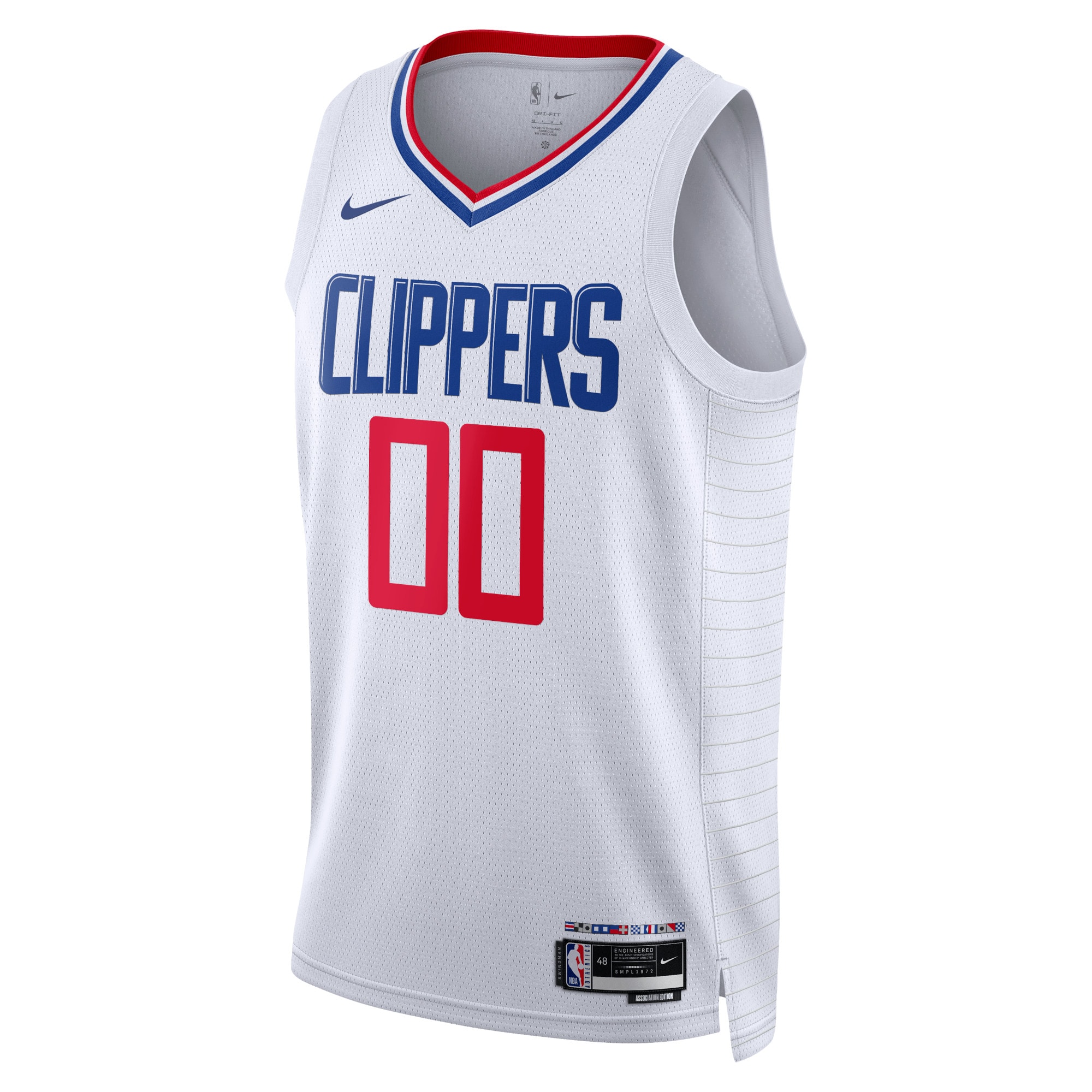 Alternative view of Nike Clippers Custom Jersey - Nike Clippers Association Edition Custom