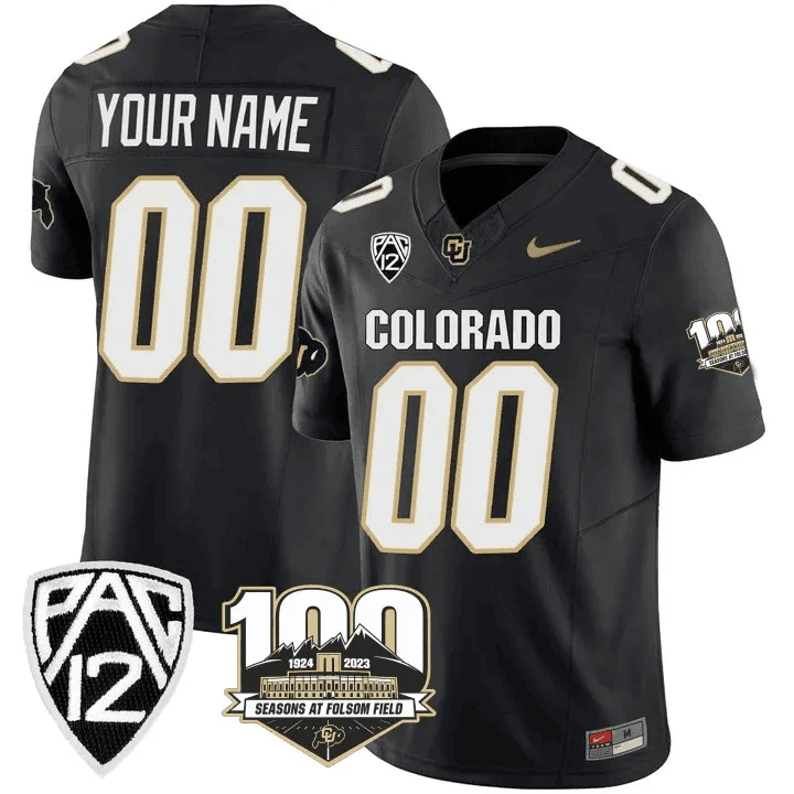 Nike Colorado Buffaloes Black Football Jersey 2