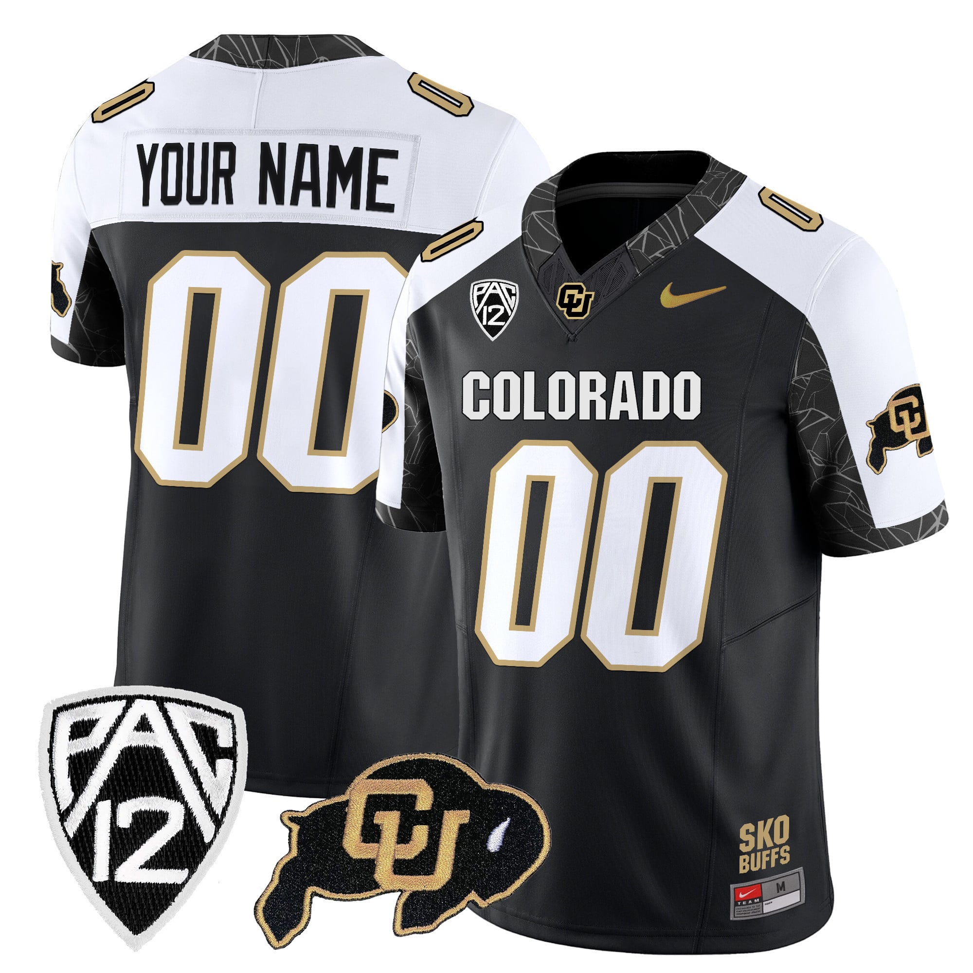 Nike Colorado Buffaloes Black Football Jersey