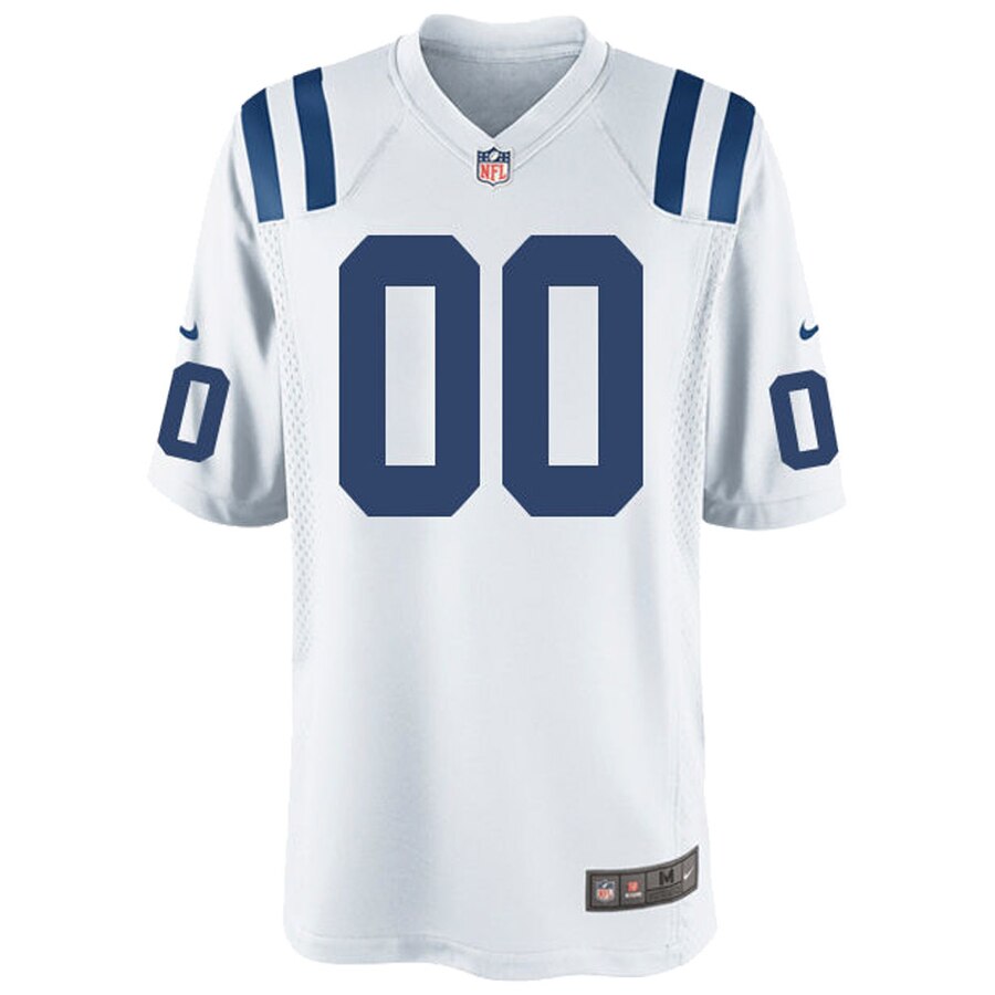 Alternative view of Nike Colts White Custom Jersey - Personalized NFL