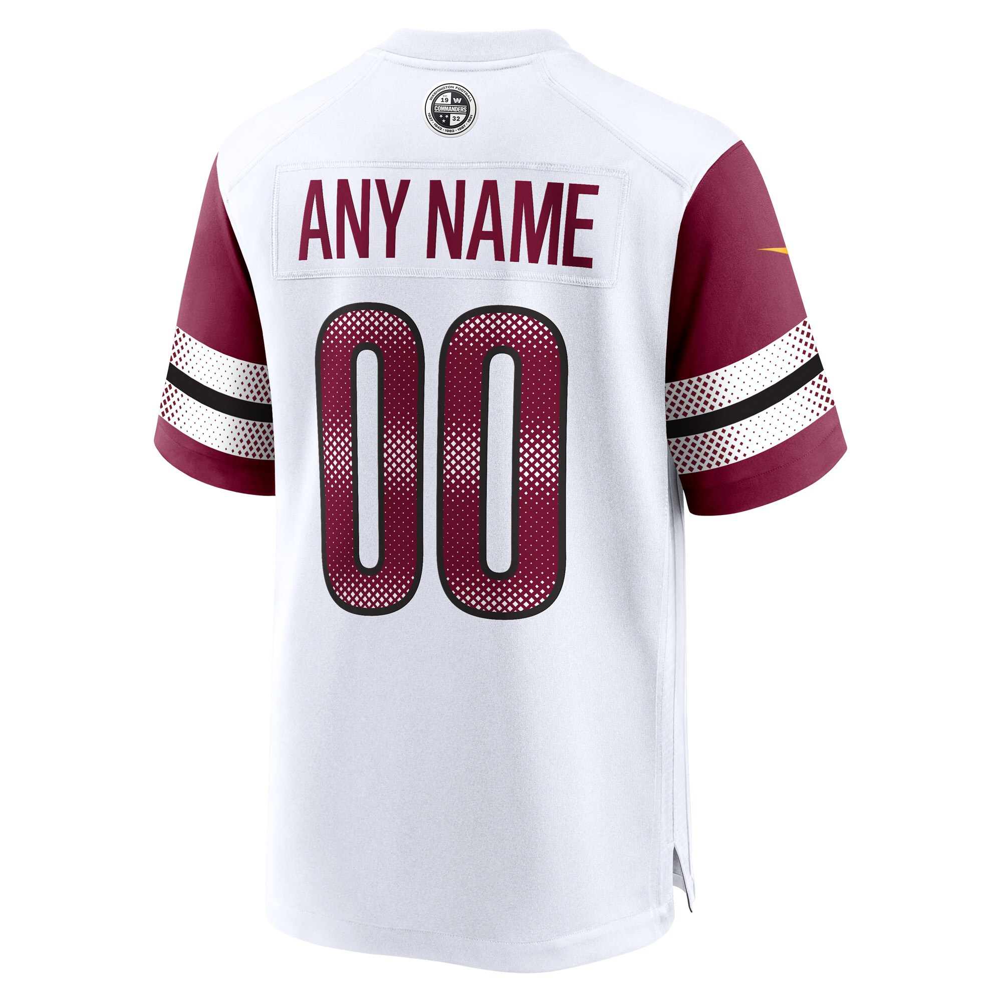 Alternative view of Nike Commanders White Custom Jersey - Personalize Yours Now!