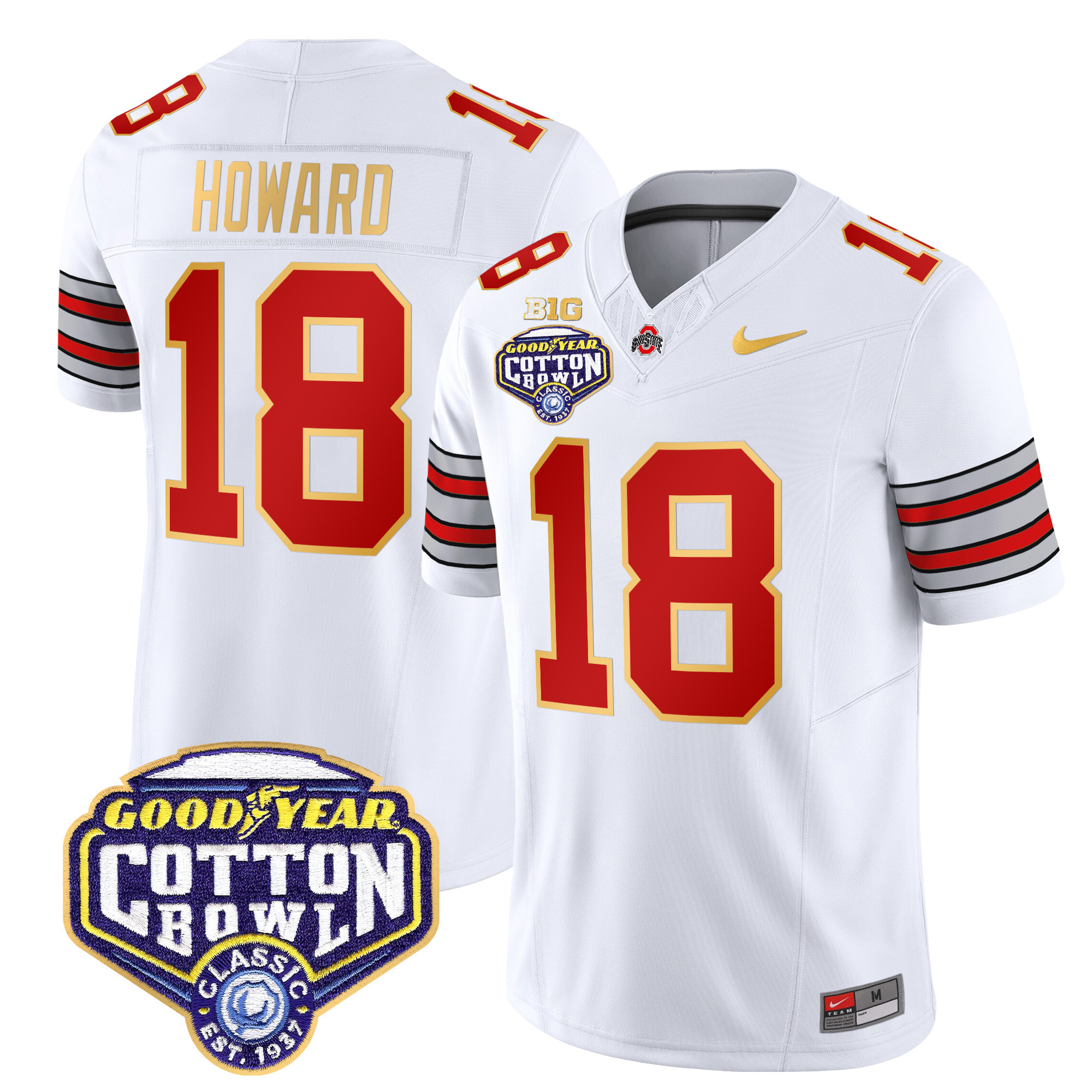 Alternative view of nike cotton Ohio State Smith #4 Jersey - Nike Ohio State Smith #4