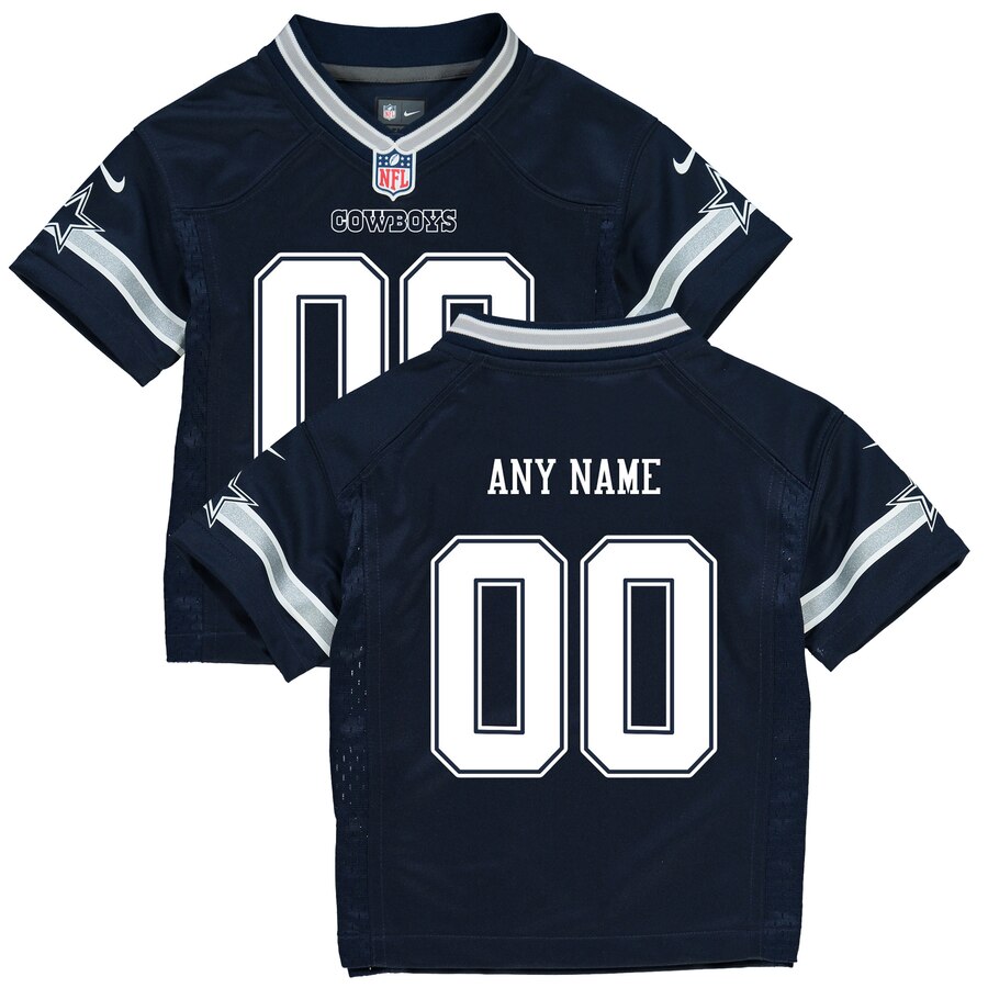 Nike Cowboys Navy Custom Jersey - Dallas Personalized NFL