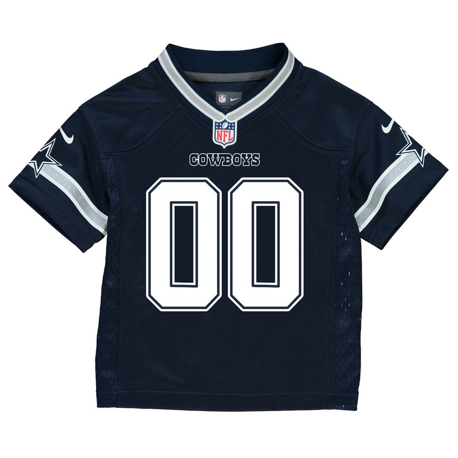 Alternative view of Nike Cowboys Navy Custom Jersey - Dallas Personalized NFL