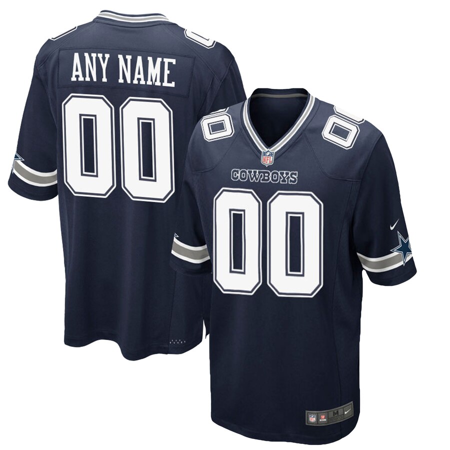 nike Cowboys Navy Custom Jersey - Nike Dallas Cowboys Navy Custom