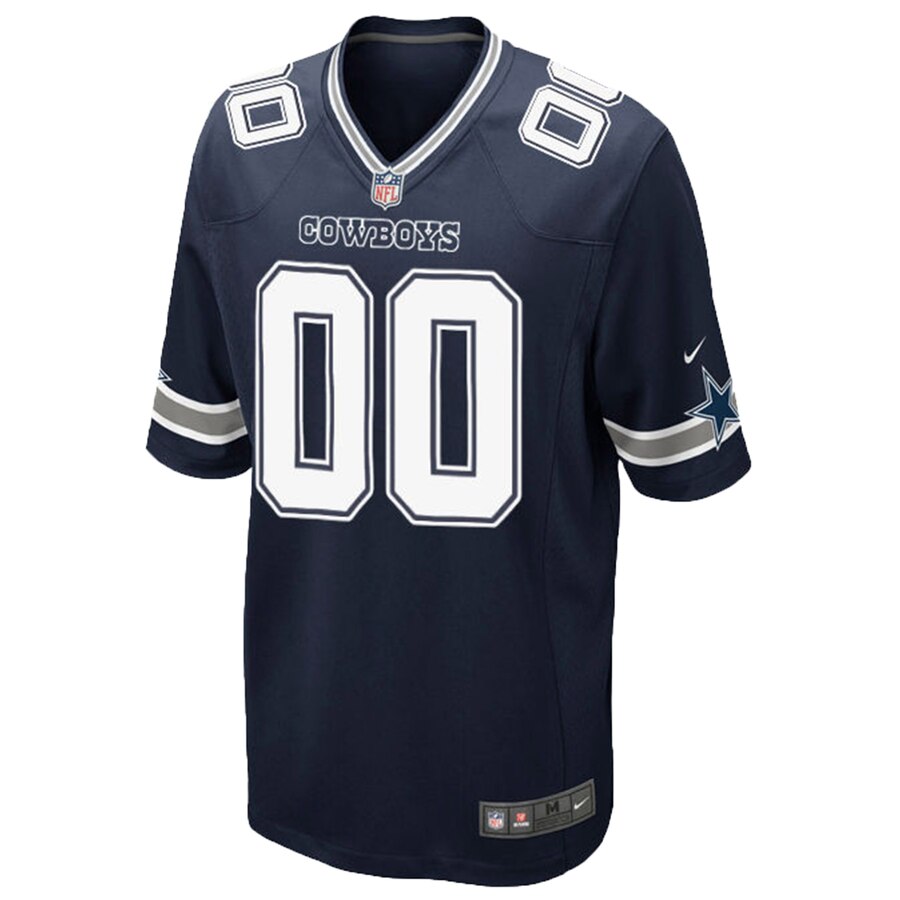 Alternative view of nike Cowboys Navy Custom Jersey - Nike Dallas Cowboys Navy Custom