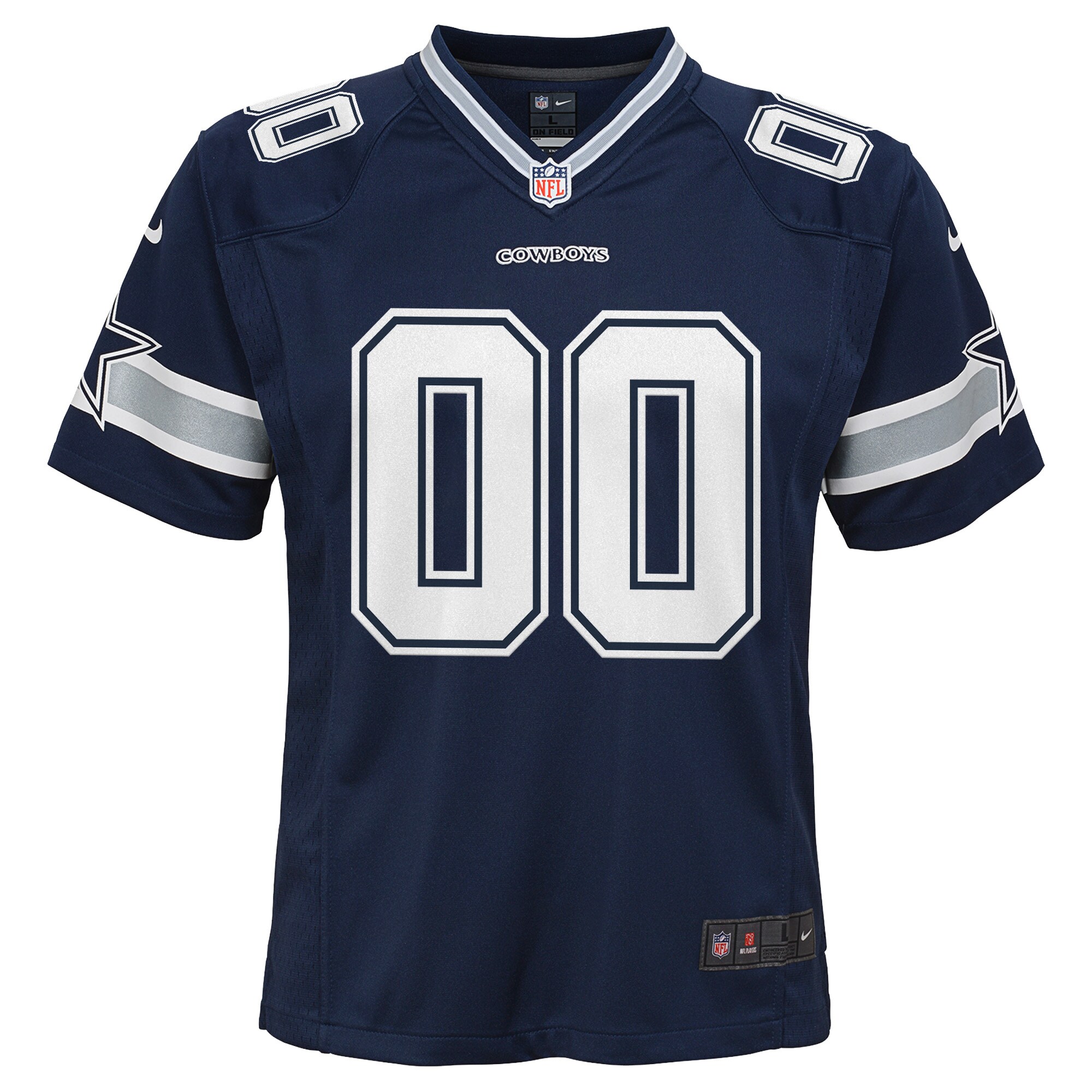 Alternative view of Nike Cowboys Navy Custom Jersey - Personalize Your NFL Style!