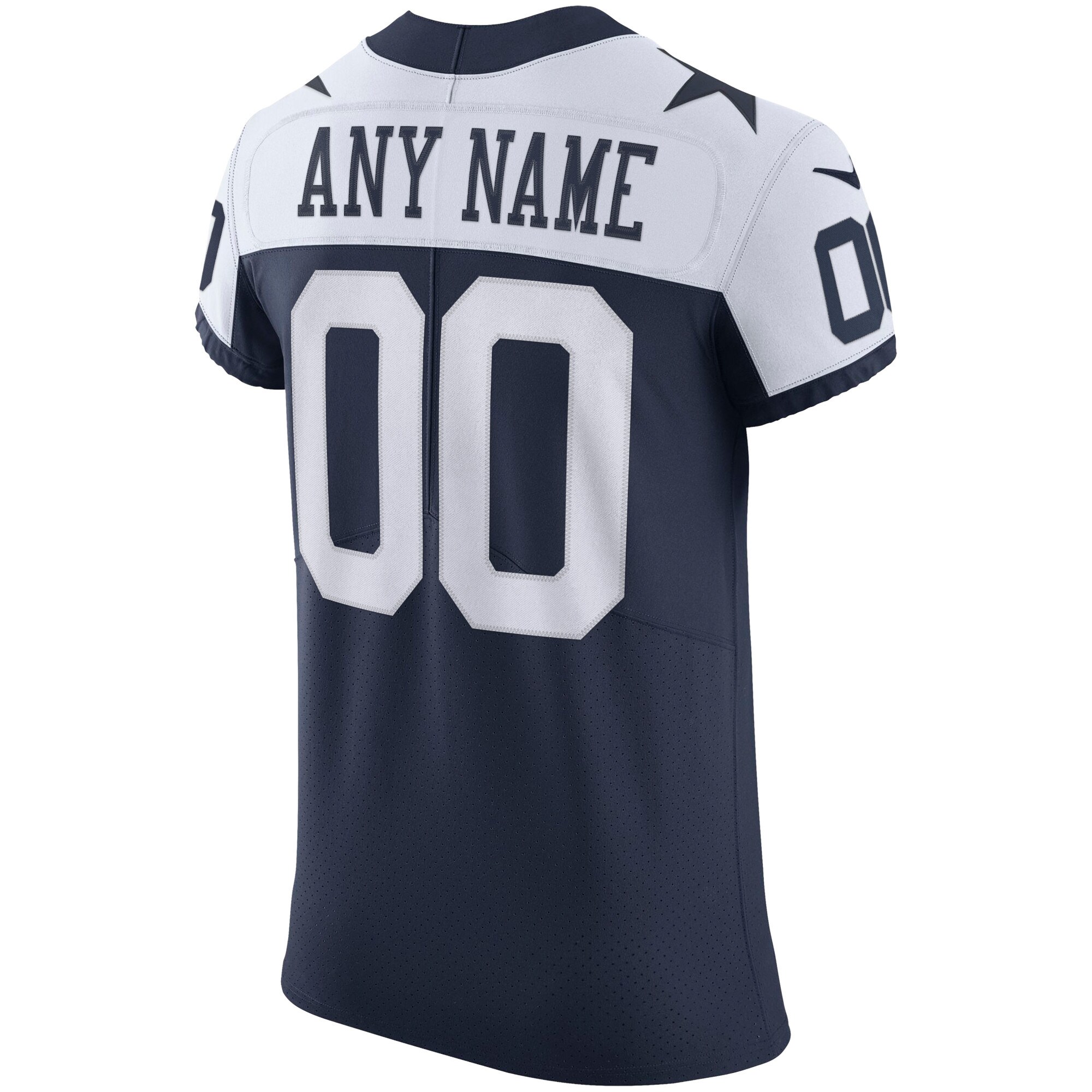 Alternative view of Nike Cowboys Navy Custom Jersey - Personalized NFL Style 3