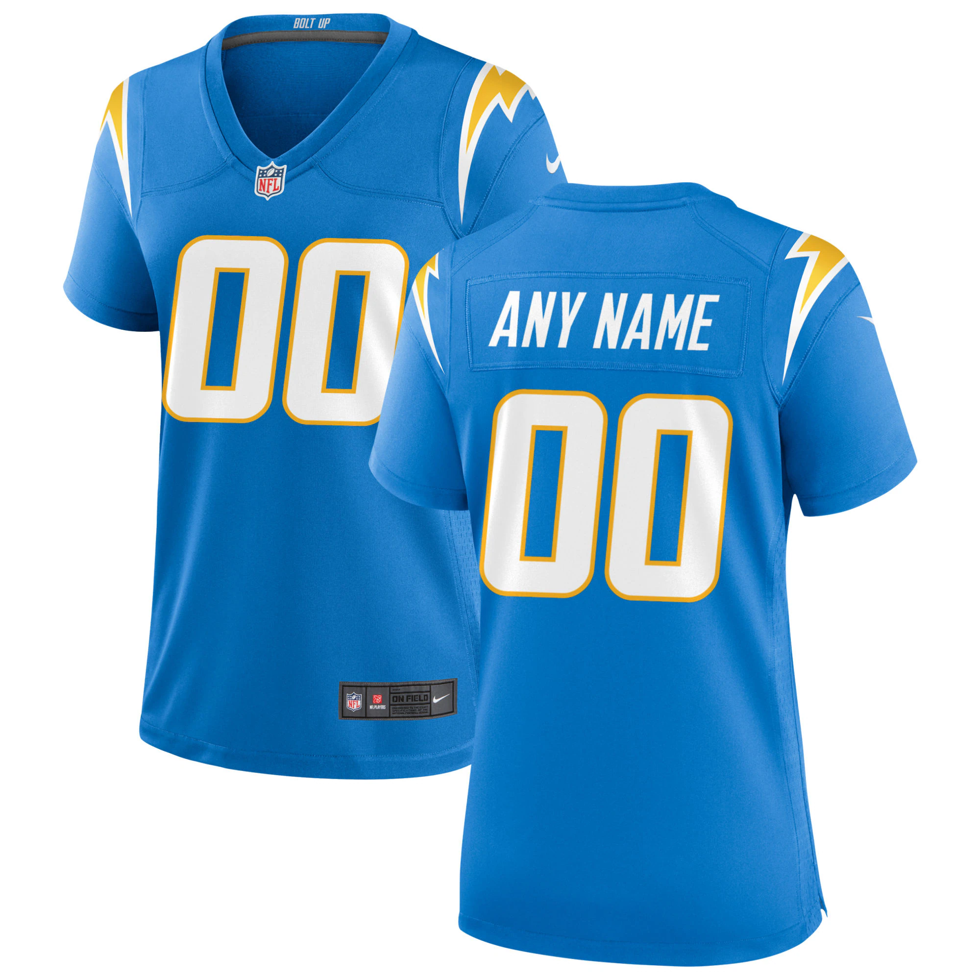 nike custom Chargers Powder Blue Jersey - Nike Chargers Powder Blue