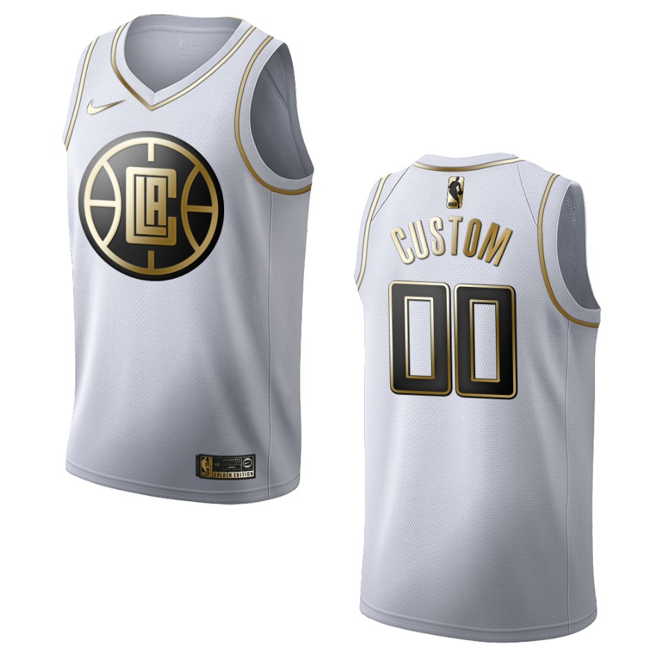 nike Custom Clippers White Jersey - Custom Clippers White Jersey