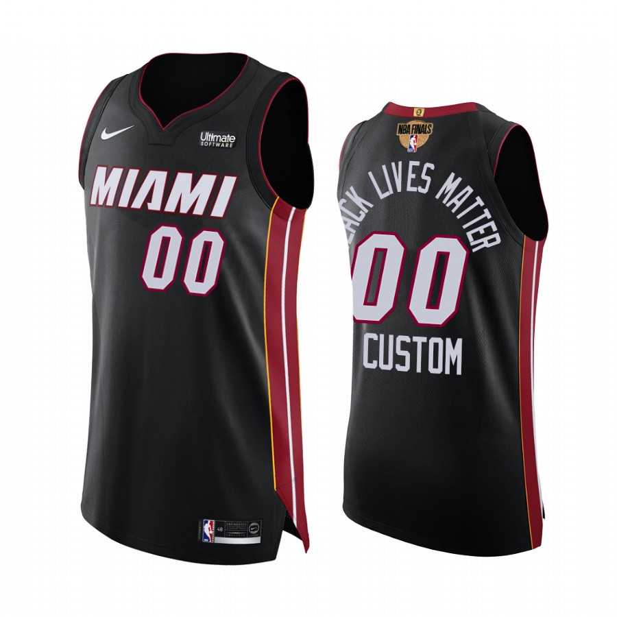 nike Custom Miami Heat Black Jersey - Custom Miami Heat Black Jersey