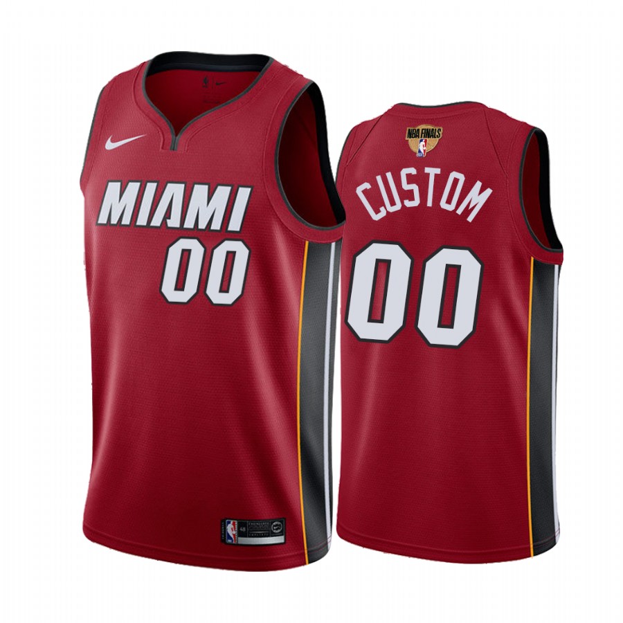 nike Custom Miami Heat Jersey - Custom Miami Heat Jersey - Nike Maroon