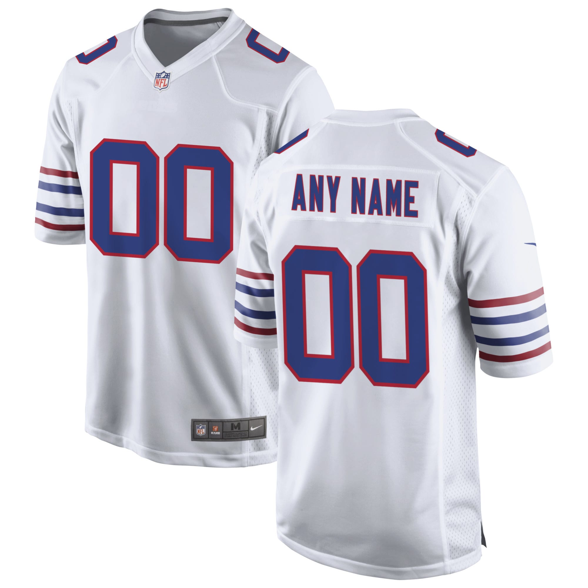 nike design Bills White Custom Jersey - Nike Bills White Custom Jersey
