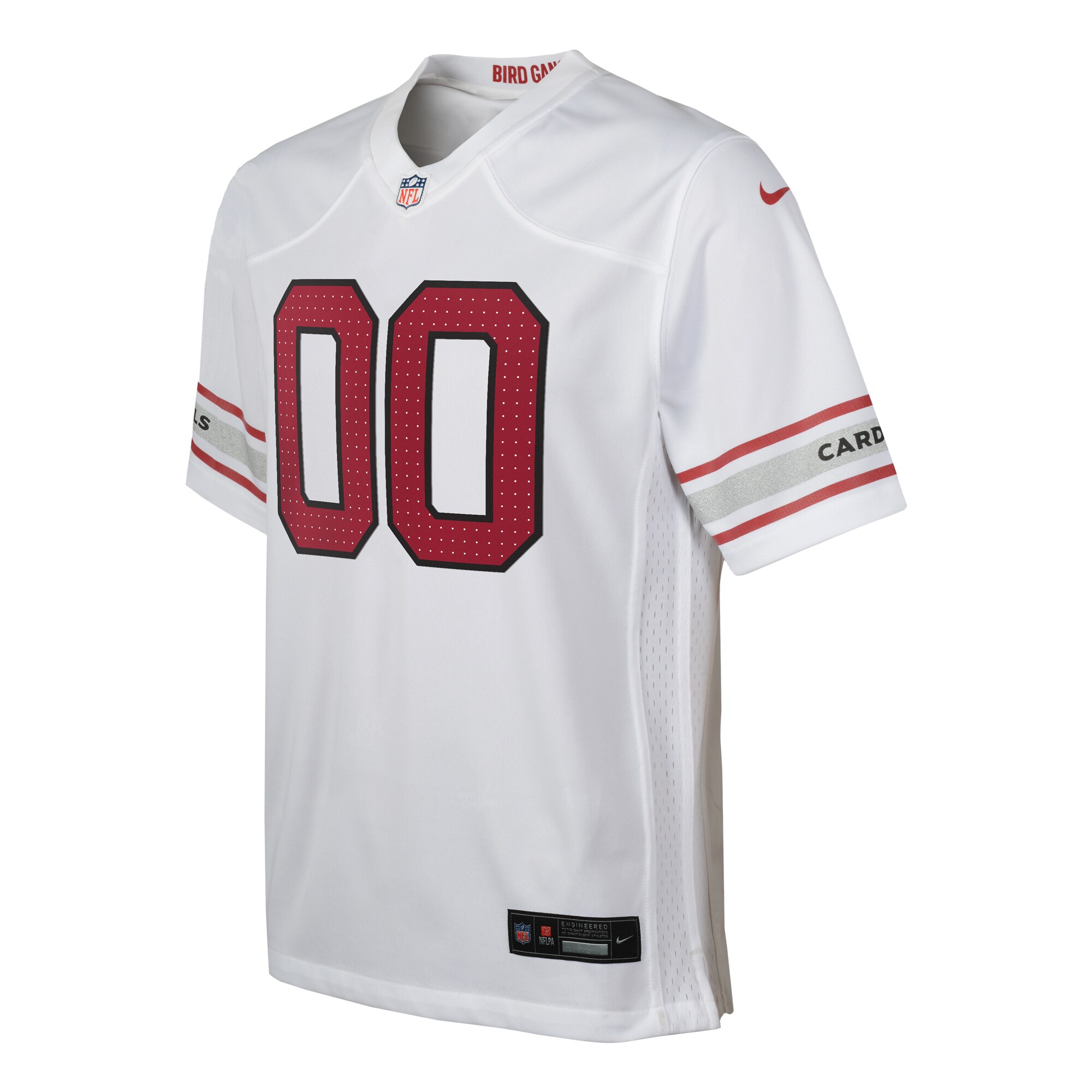 Alternative view of nike design Cardinals White Custom Jersey - Nike Cardinals White