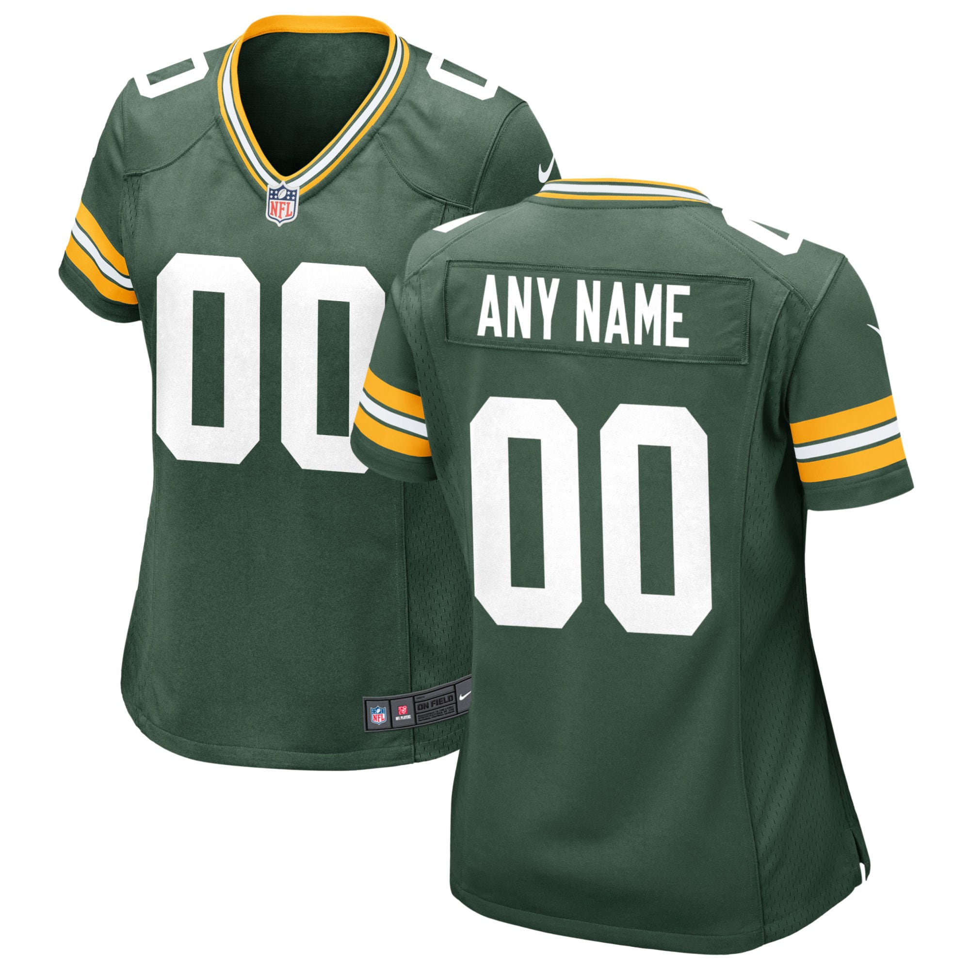 nike design Packers Green Custom Jersey - Packers Green Custom Jersey