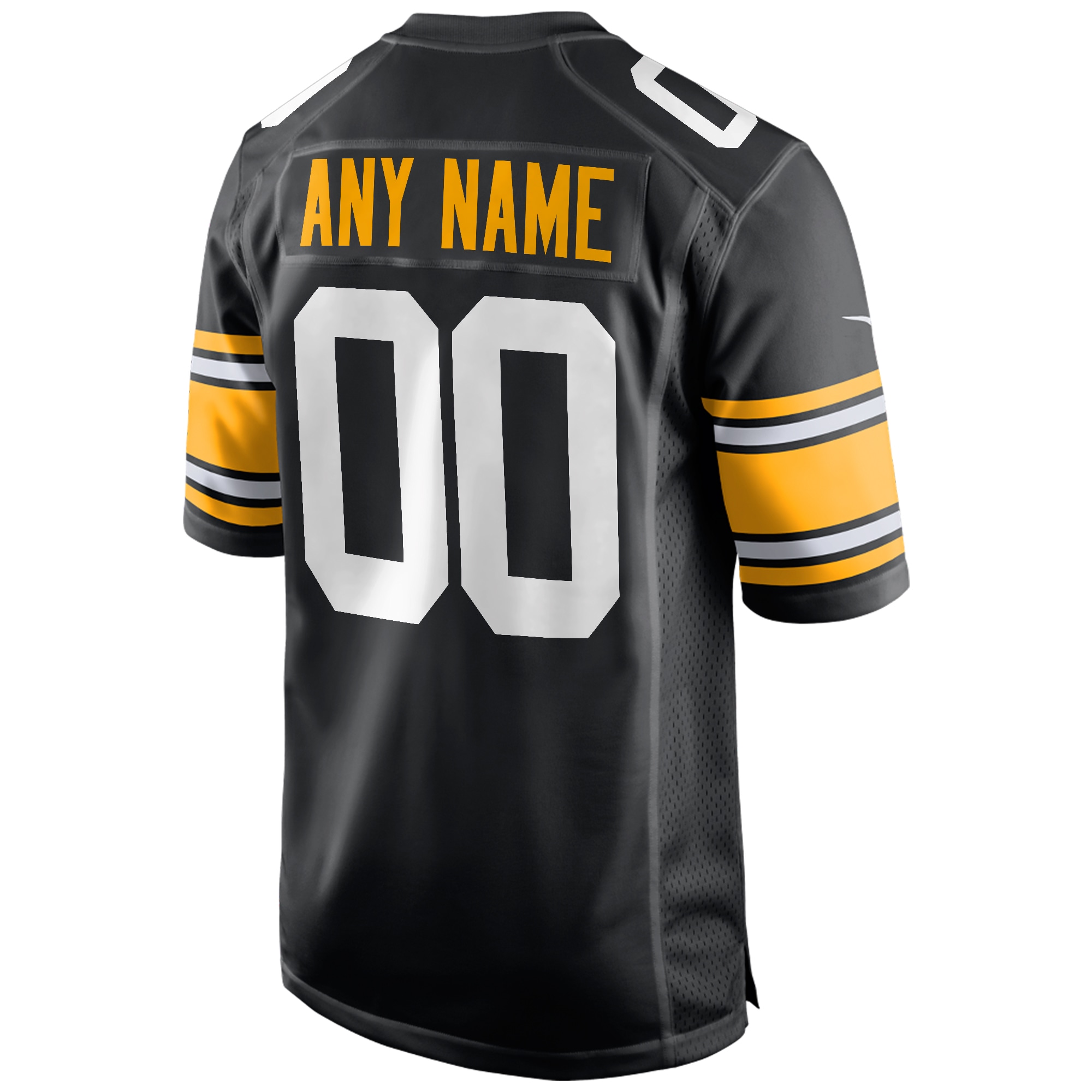 Alternative view of nike design Steelers Anthracite Custom Jersey - Nike Steelers