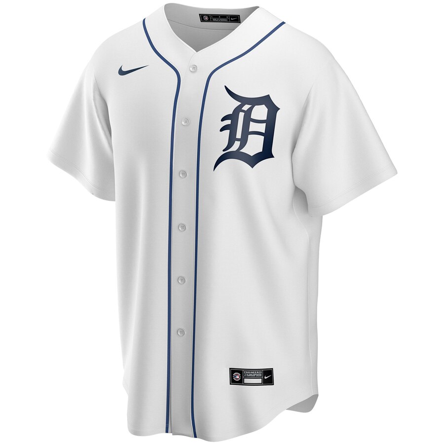 Alternative view of Nike Detroit Tigers White Custom Jersey - Personalize Your Style