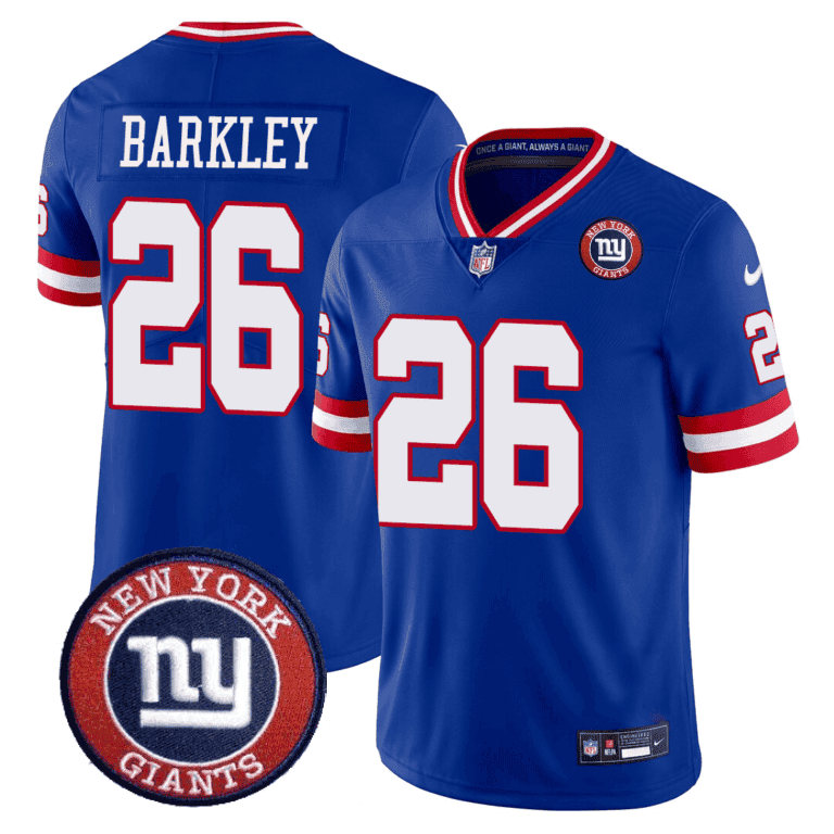 Alternative view of Nike DeVito Giants Blue Jersey - Number 15