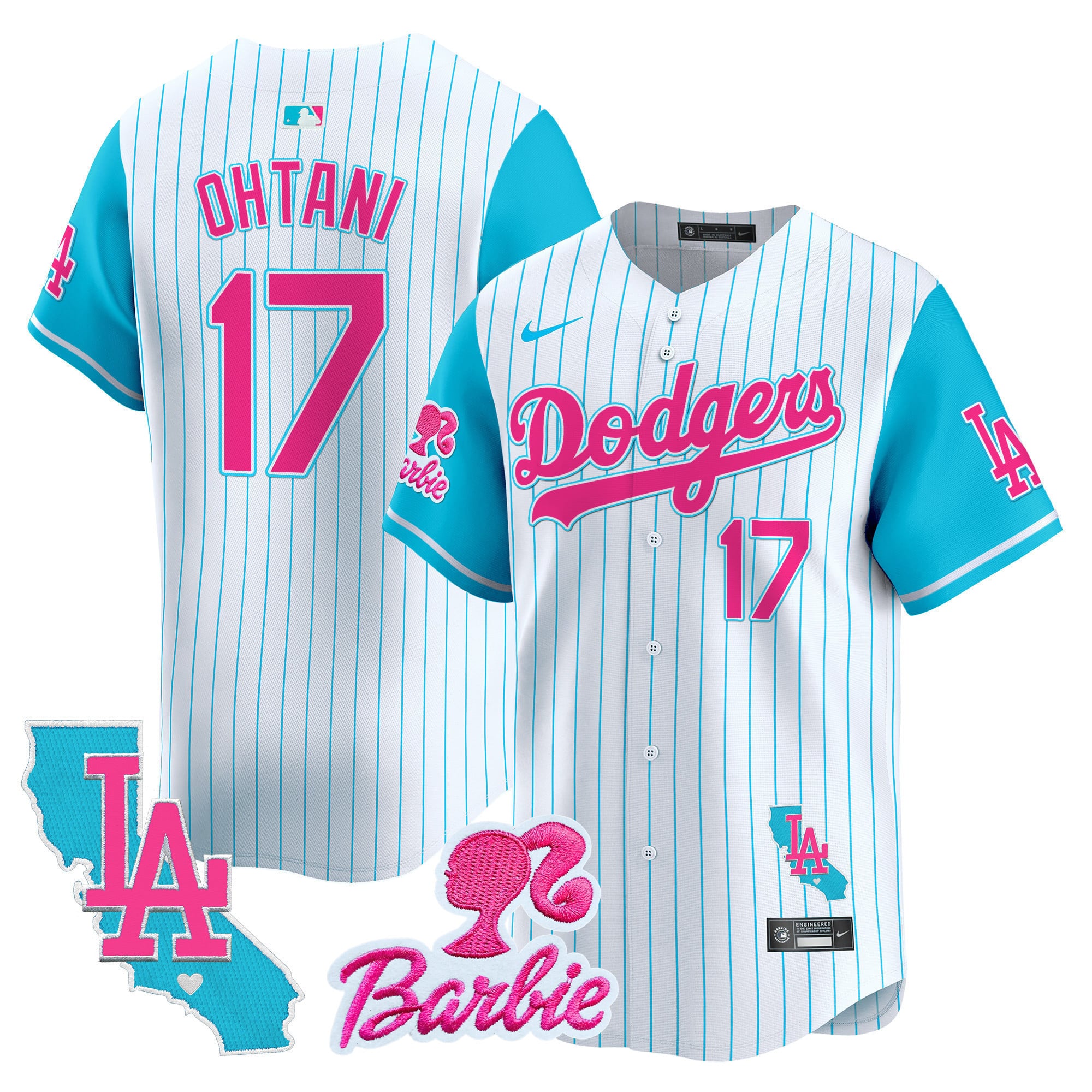Alternative view of Nike Dodgers Barbie Jersey - Limited Edition!