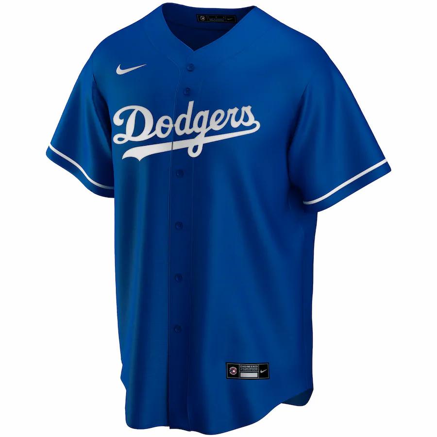 Alternative view of Nike Dodgers Blue Custom Jersey - Personalized MLB