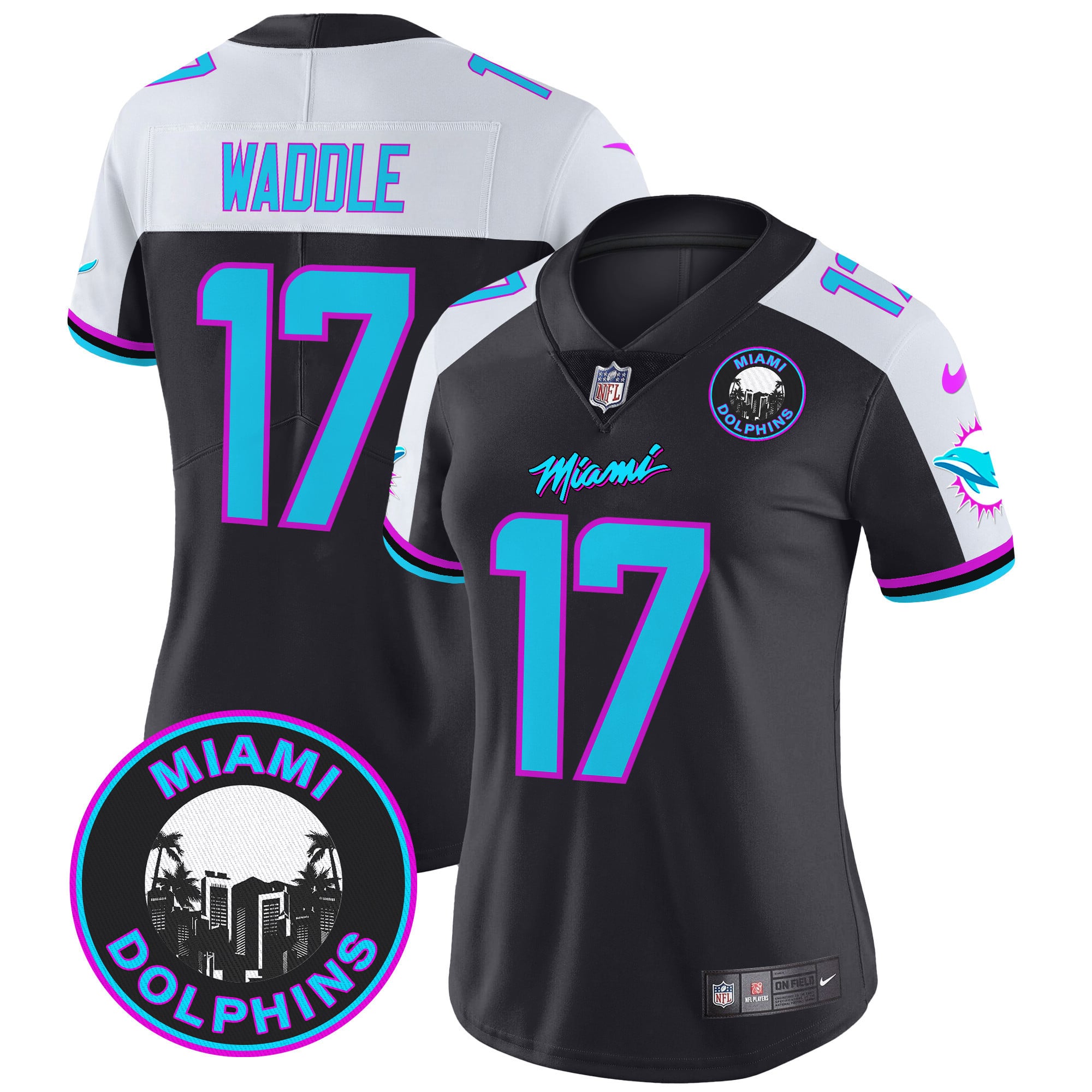 Alternative view of Nike Dolphins Tagovailoa Jersey - Black Alternate Edition