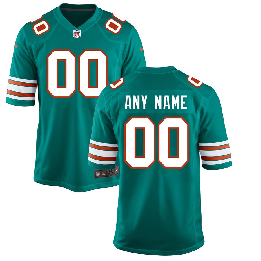 Nike Dolphins Teal Custom Jersey - Personalize Yours!