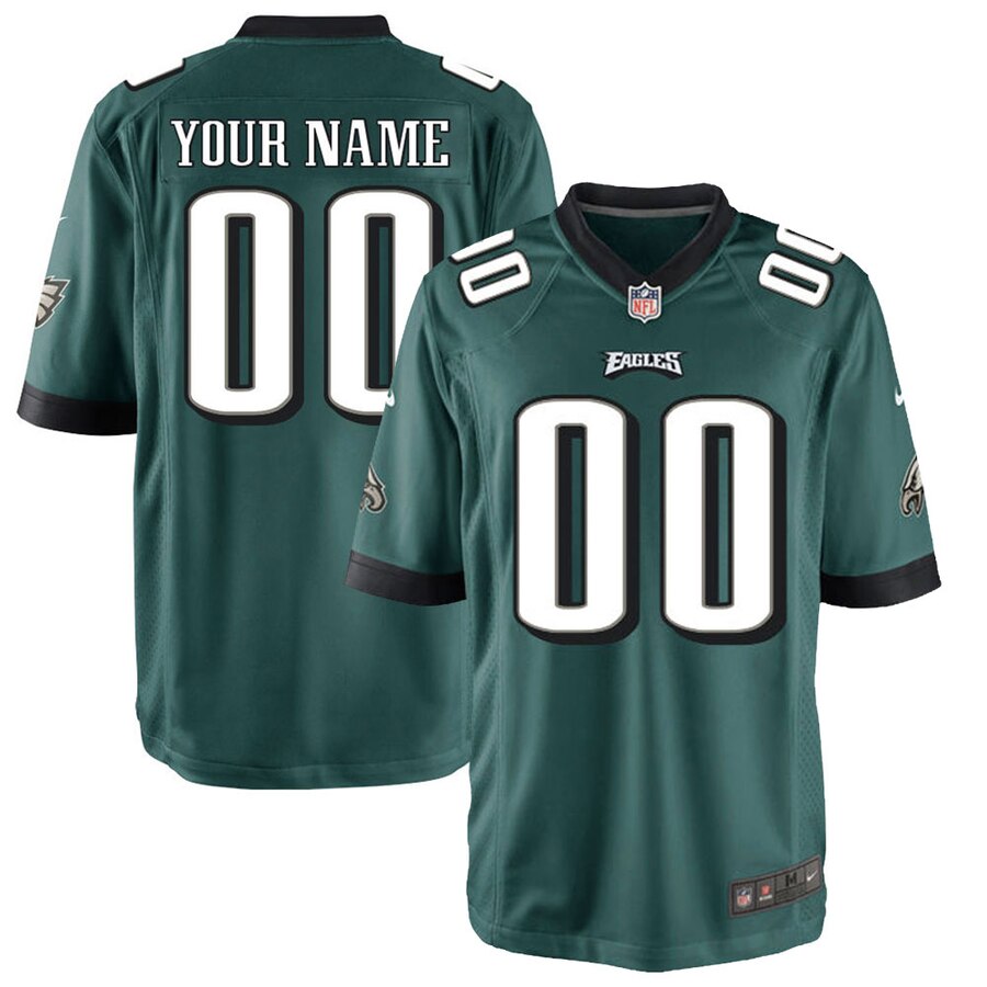 Nike Eagles Midnight Green Custom Jersey