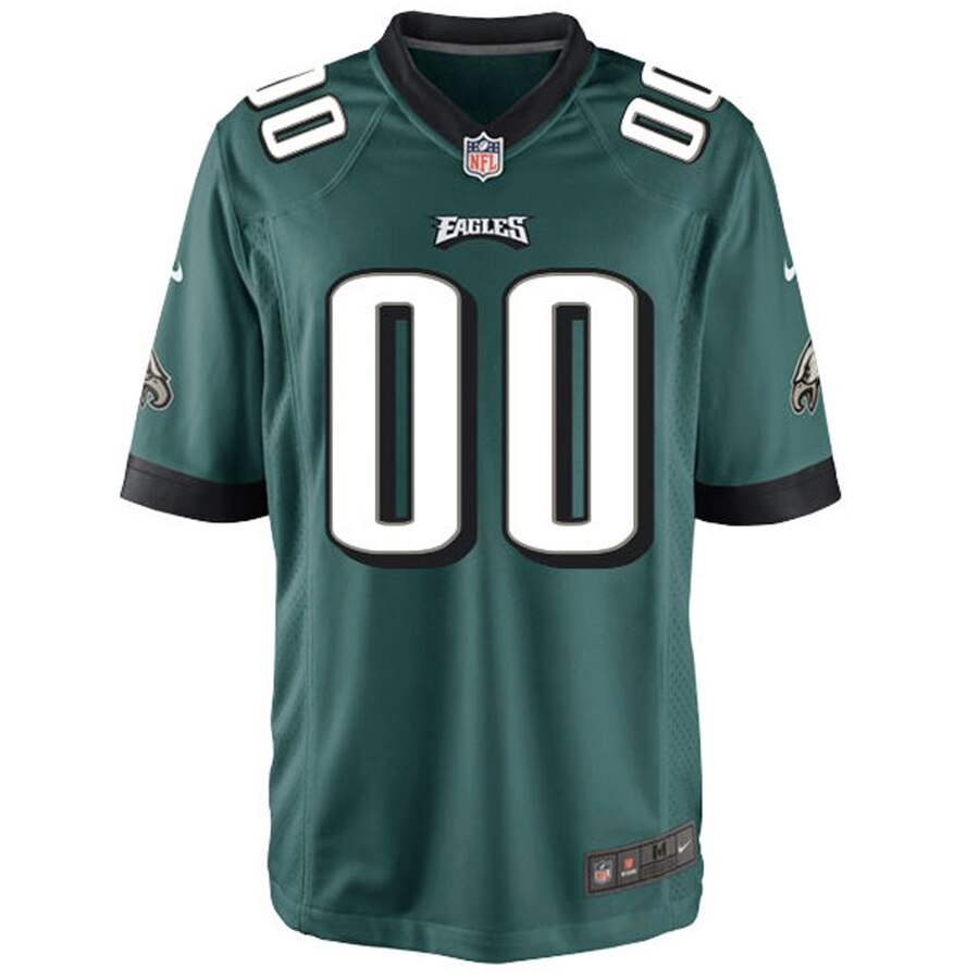 Alternative view of Nike Eagles Midnight Green Custom Jersey