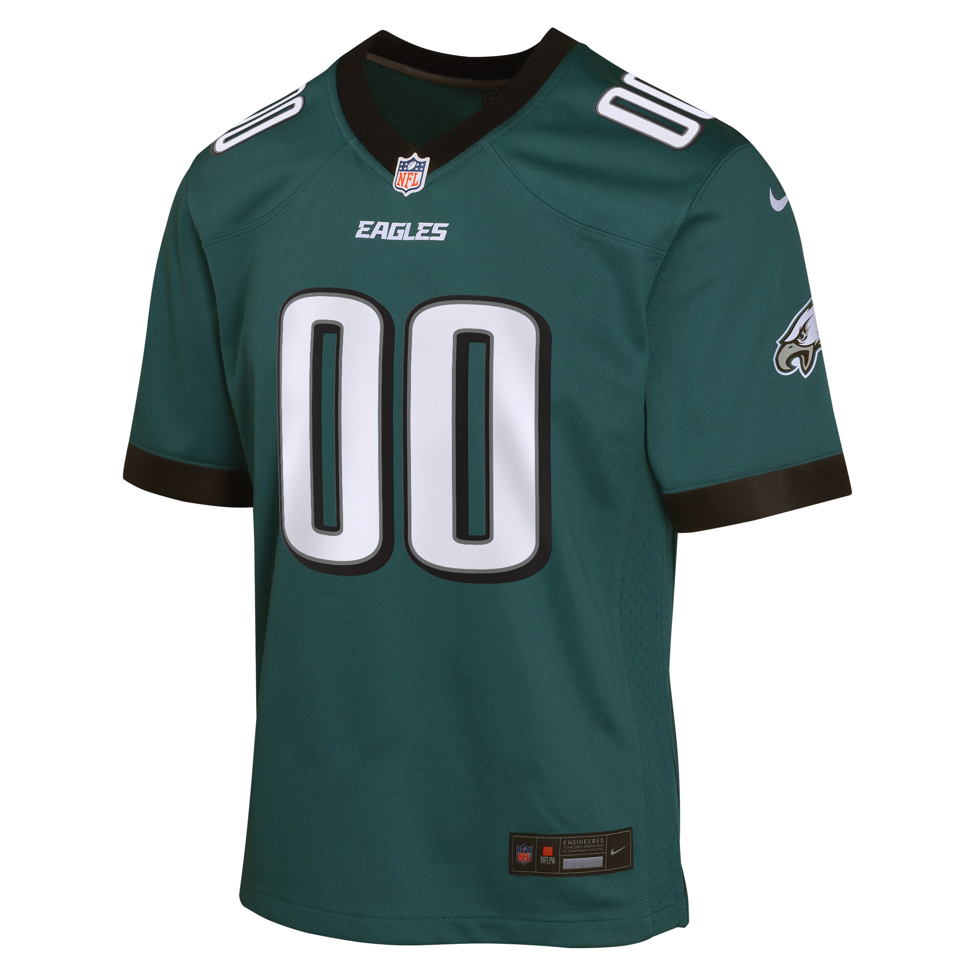 Alternative view of Nike Eagles Midnight Green Custom Jersey - Personalized NFL 2