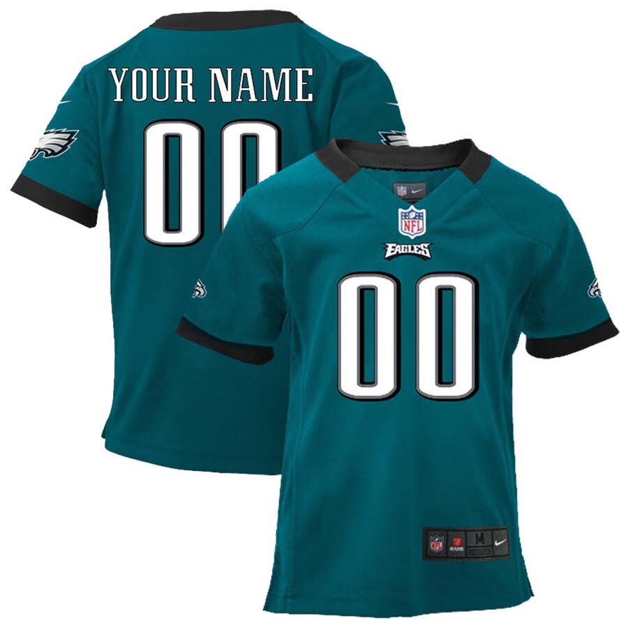 nike Eagles Teal Custom Jersey - Eagles Teal Custom Jersey - Nike