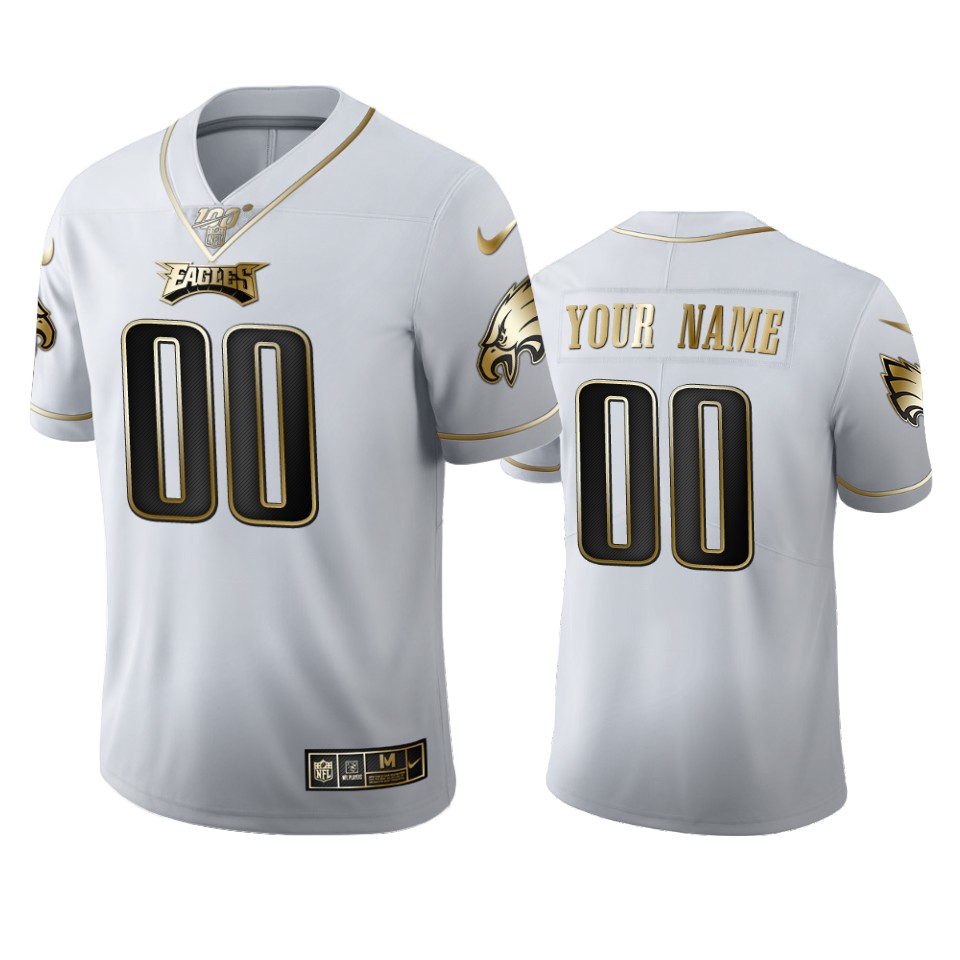 Nike Eagles White Custom Jersey - Personalized NFL Gear