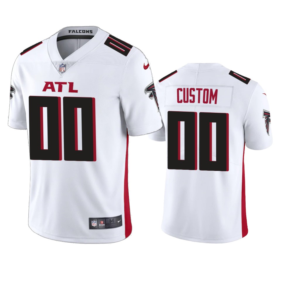 Nike Falcons White Custom Jersey - Atlanta NFL Gear
