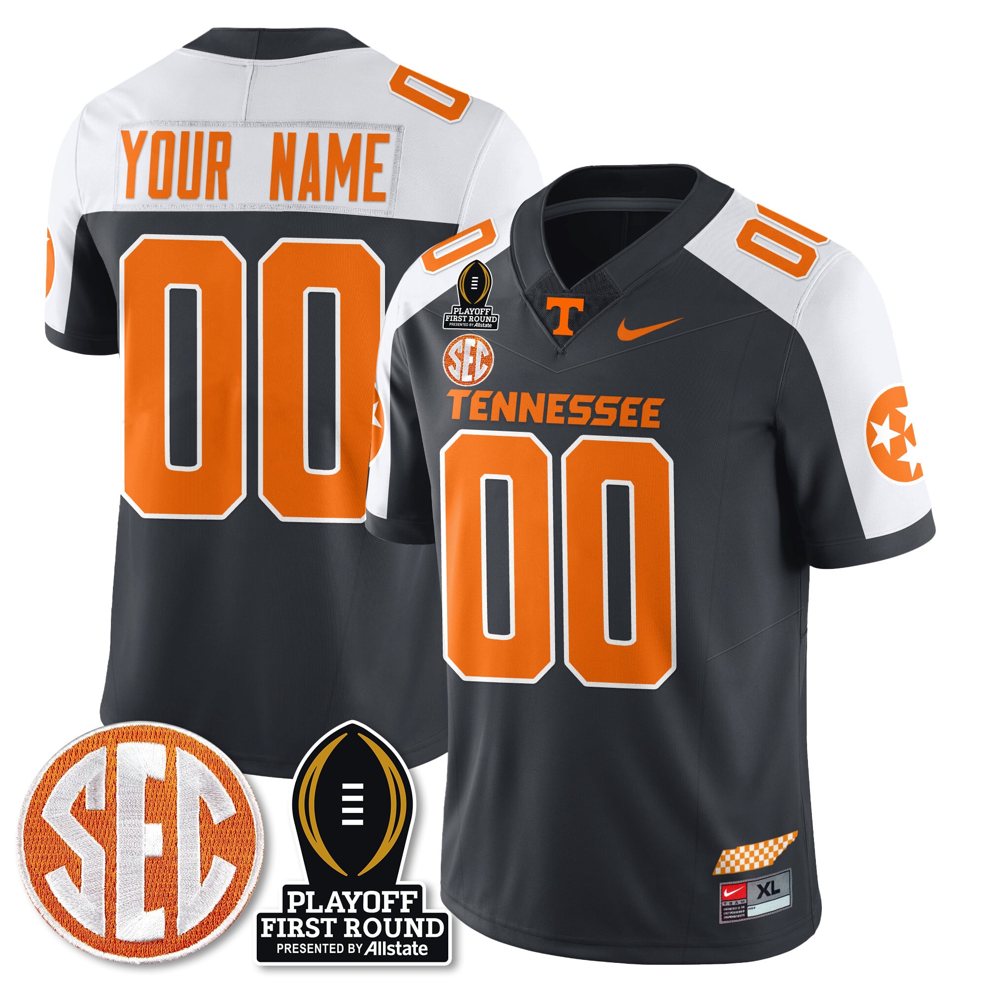 nike football Tennessee Vols Gray Jersey - Nike Tennessee Vols Gray