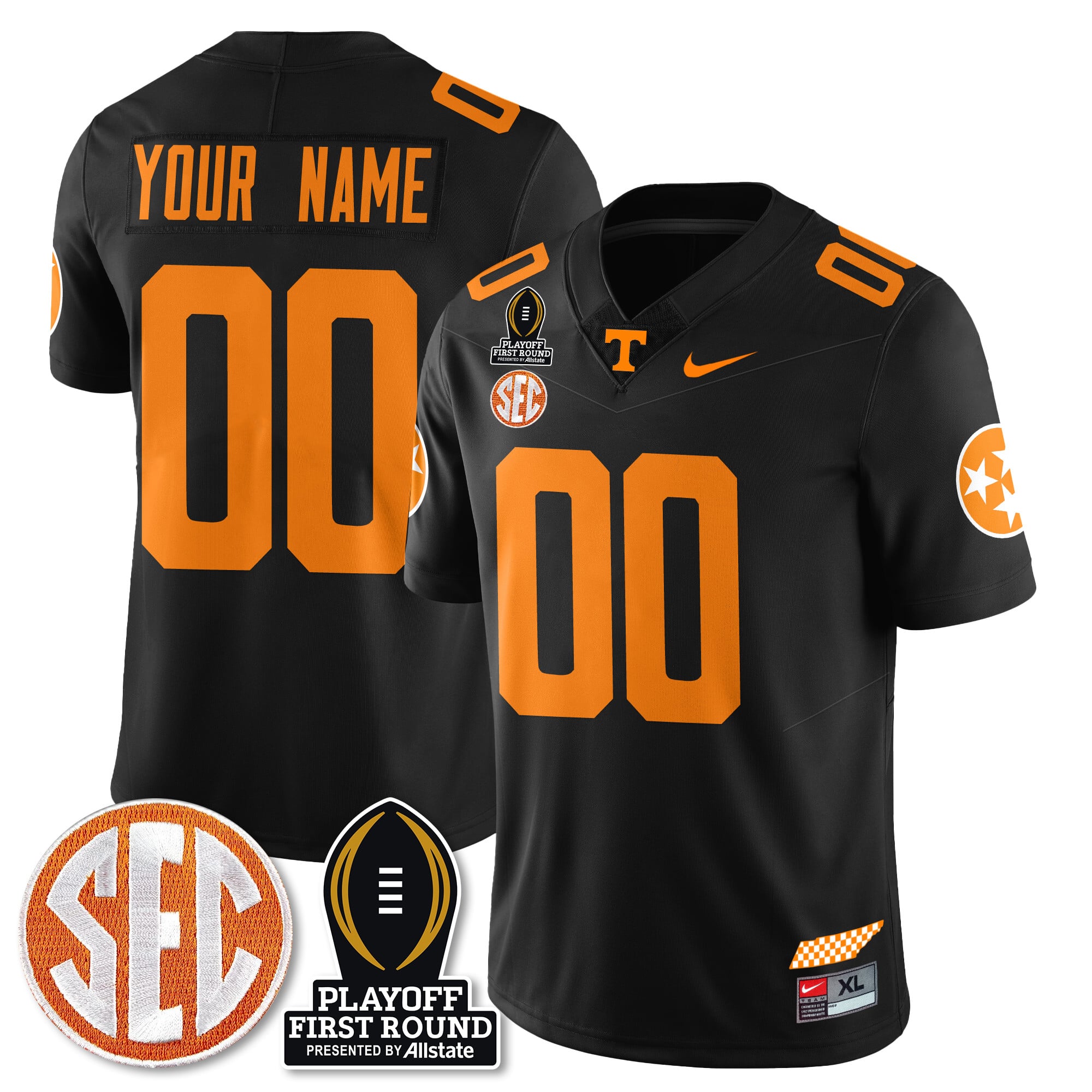 Alternative view of nike football Tennessee Vols Gray Jersey - Nike Tennessee Vols Gray