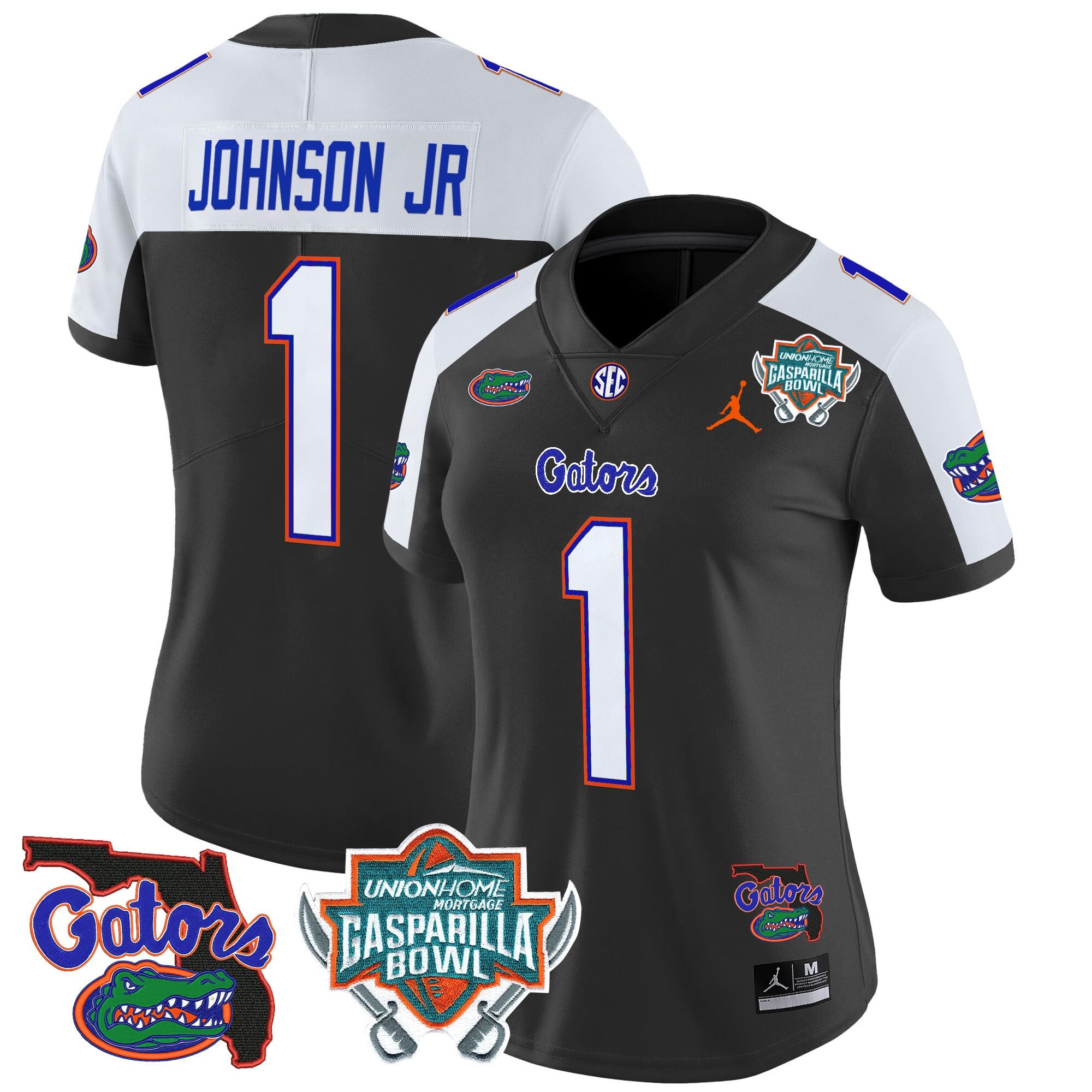 Alternative view of nike Gators Lagway Black Jersey - Nike Gators Lagway #2 Black