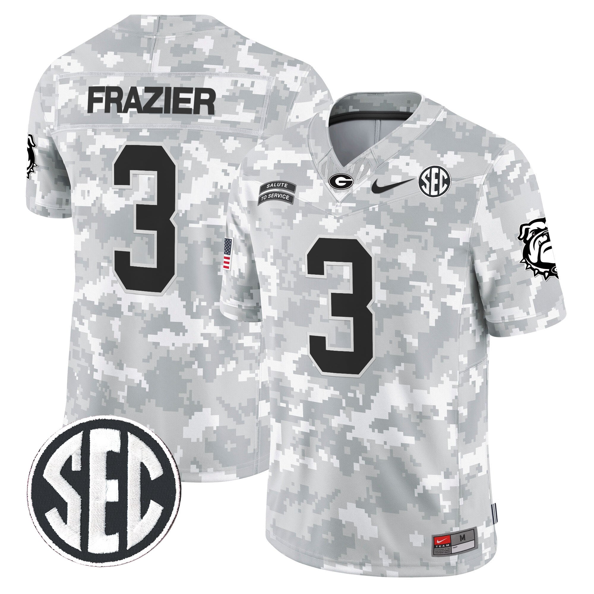 Alternative view of nike Georgia Bulldogs Camo Jersey - Nike Beck Georgia Bulldogs Camo